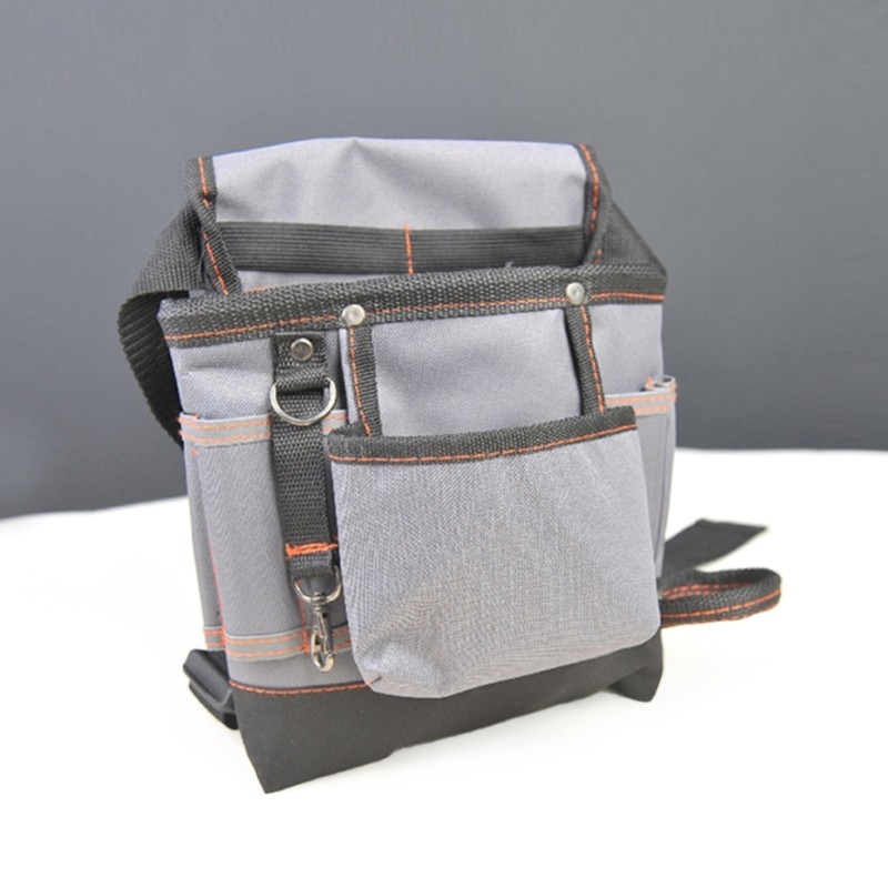 Tool Bag Canvas Cloth Tool Storage Organizer with Multiple Compartments