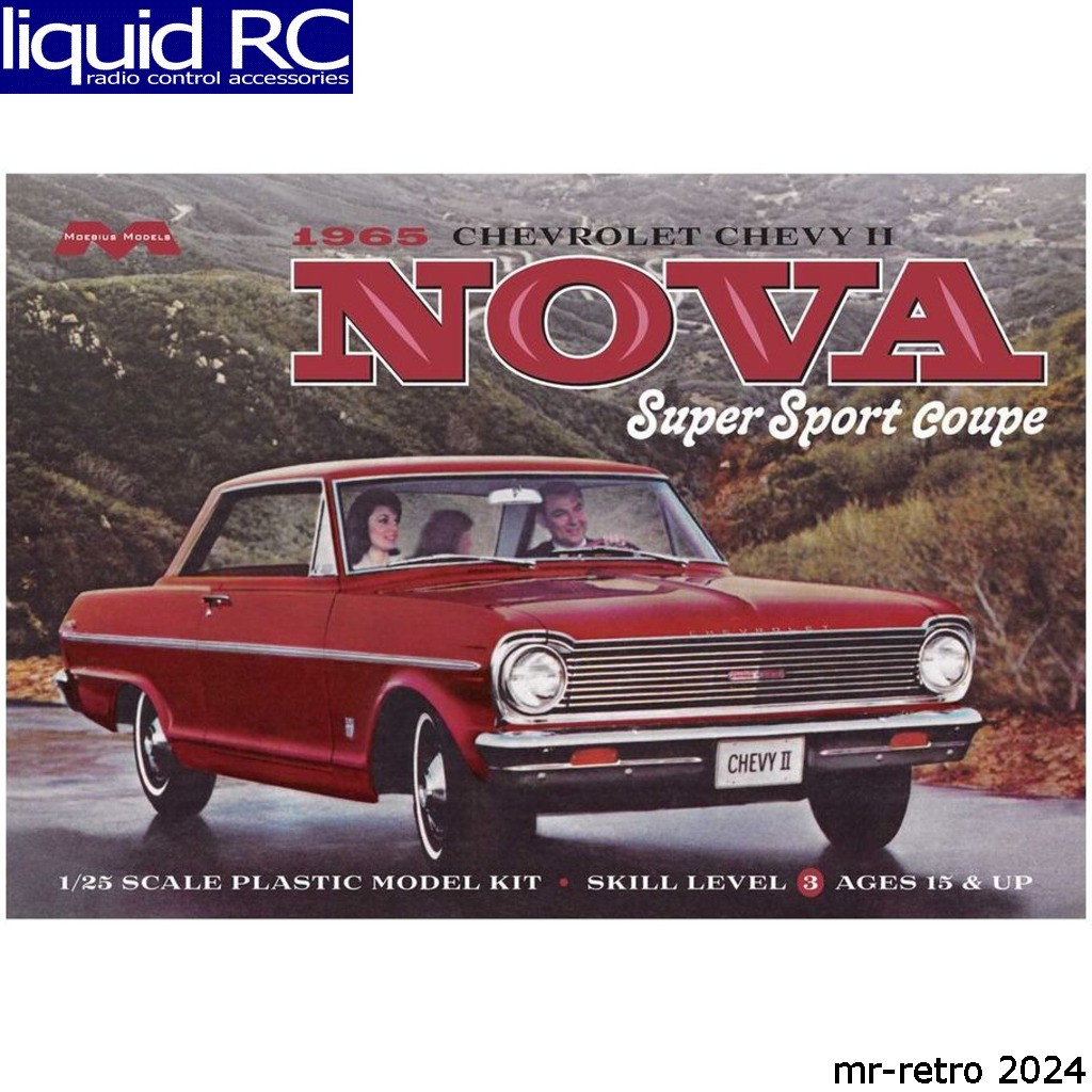 Moebius Models 2322 1965 Chevy Nova Super Sport Plastic Model Kit