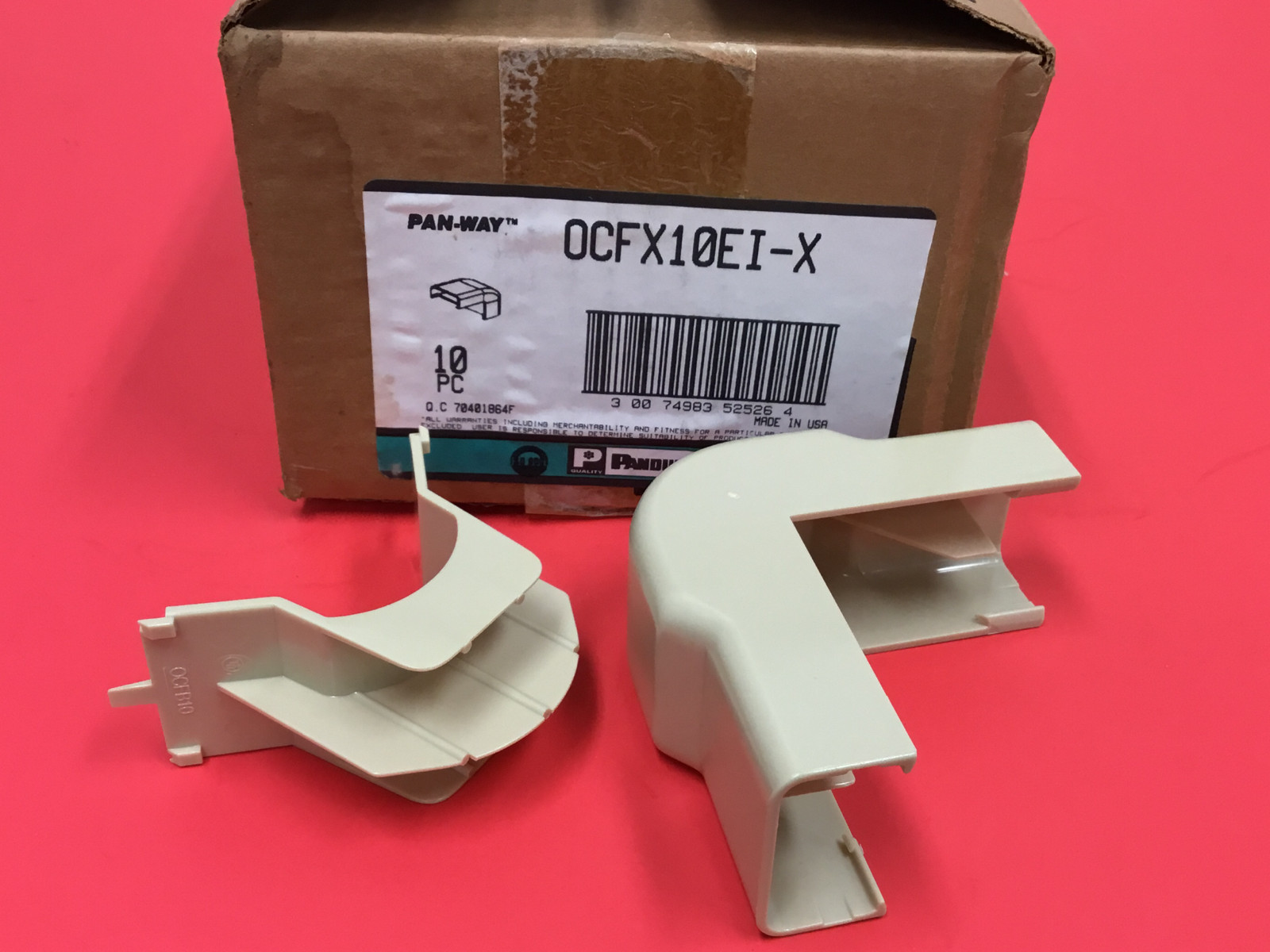 Lot of (10) - Panduit - P/N: OCFX10EI-X - Fitting - NEW