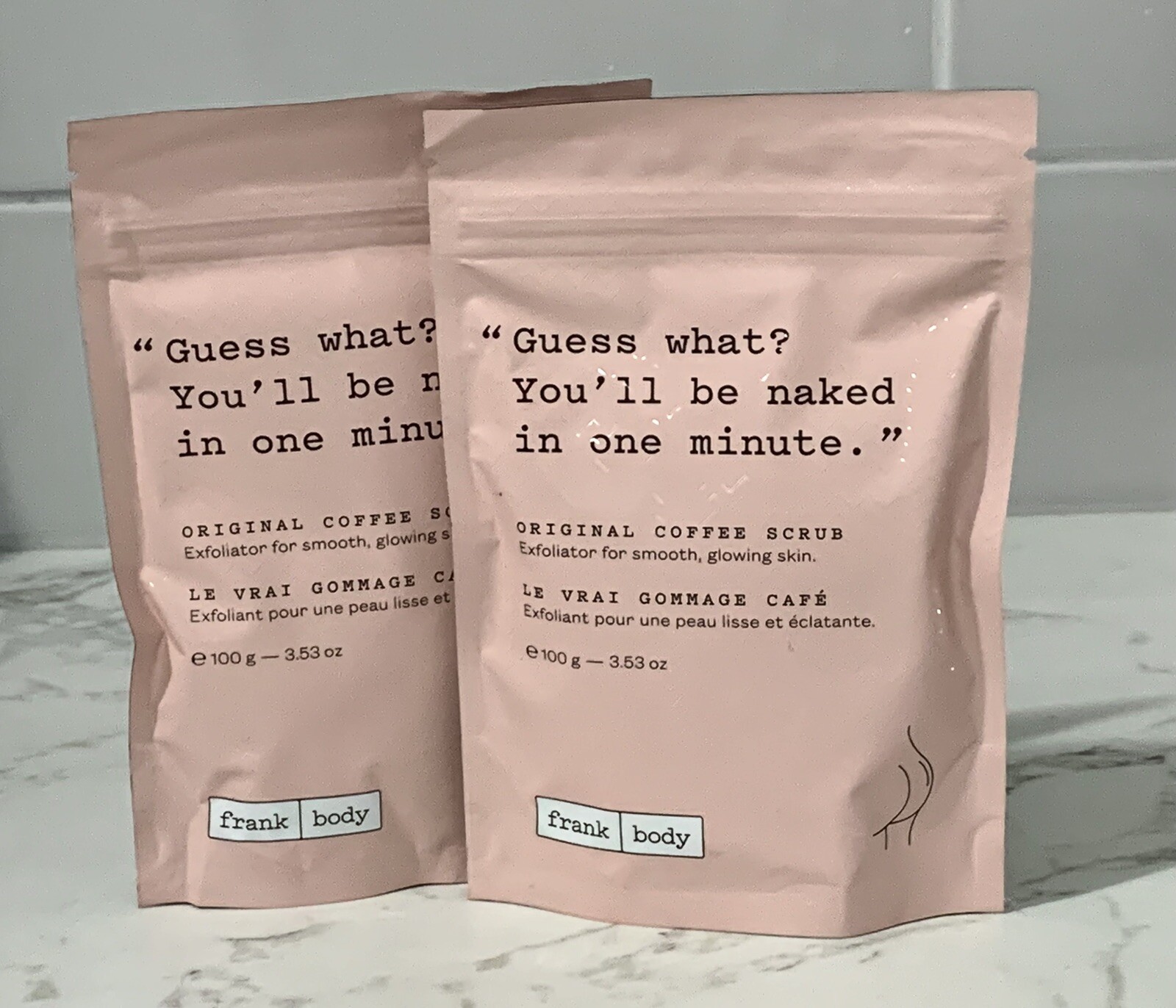 2X Frank Body Original Coffee Scrub, 3.53 oz each, sealed   (#YE4)