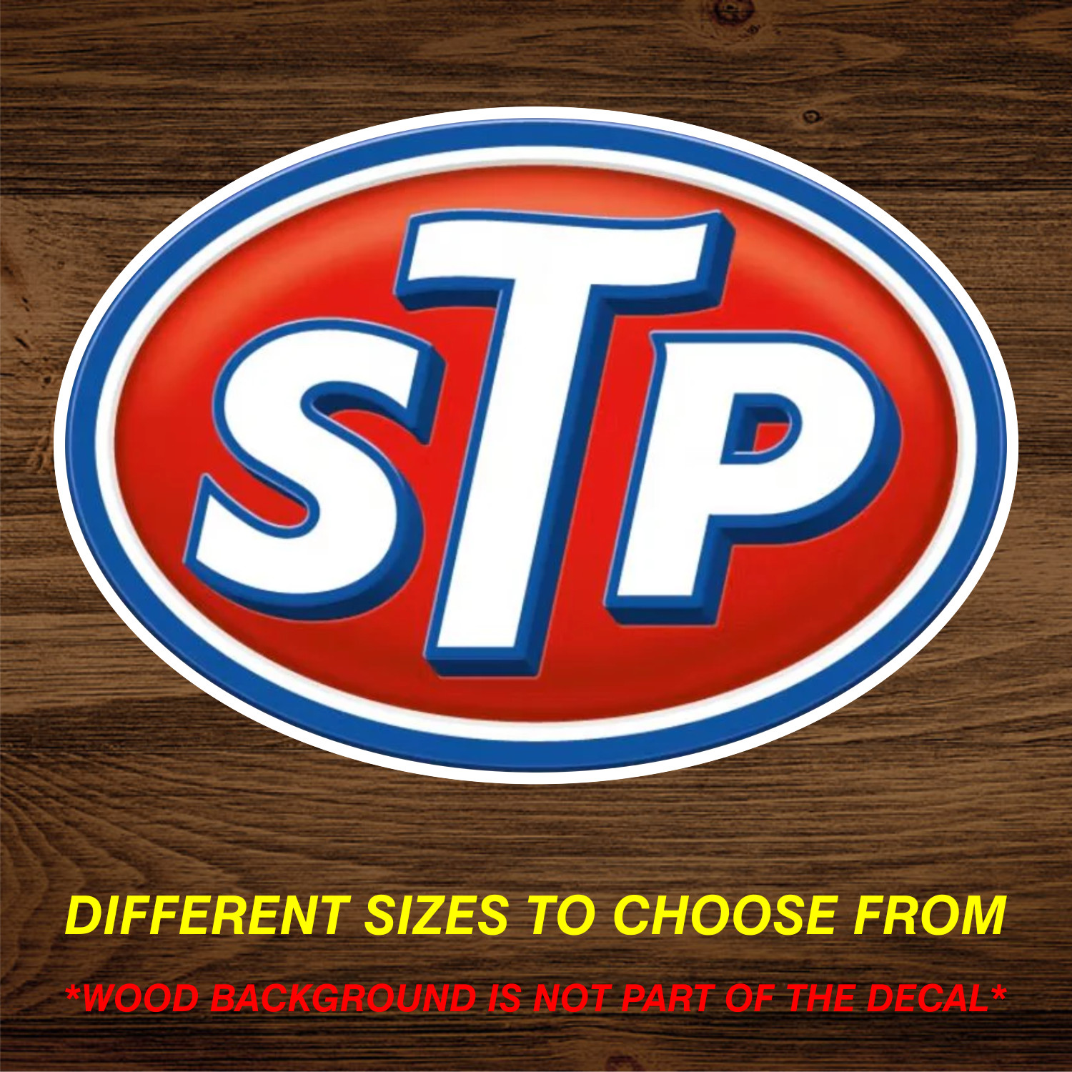 STP Motorsport Oil Vinyl Decal Sticker Free Shipping