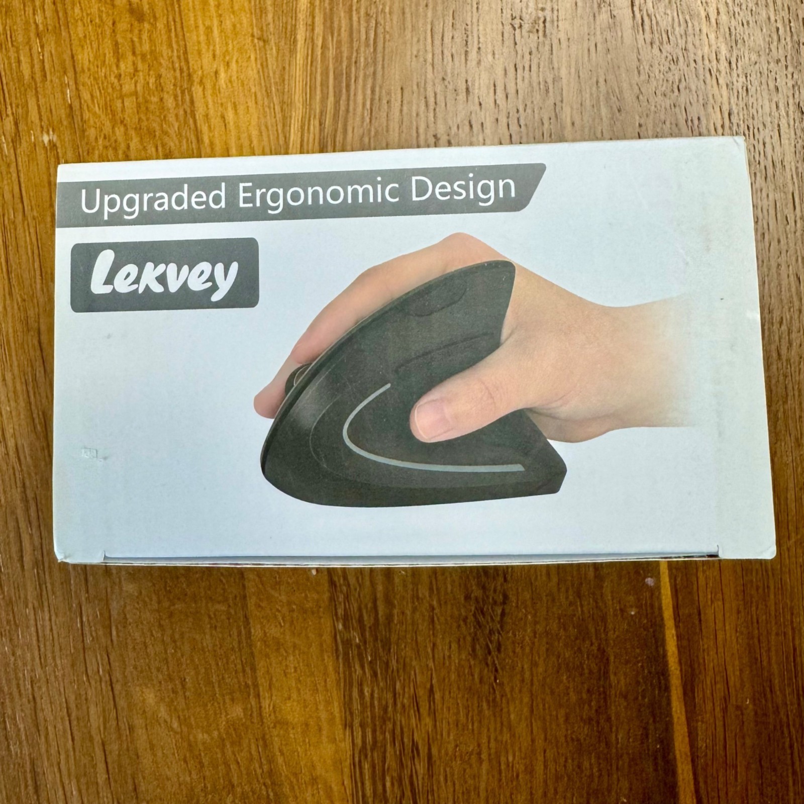 LEVKEY Wireless Ergonomic Mouse 2.4GHz Vertical Mouse Rechargeable Black NEW Box