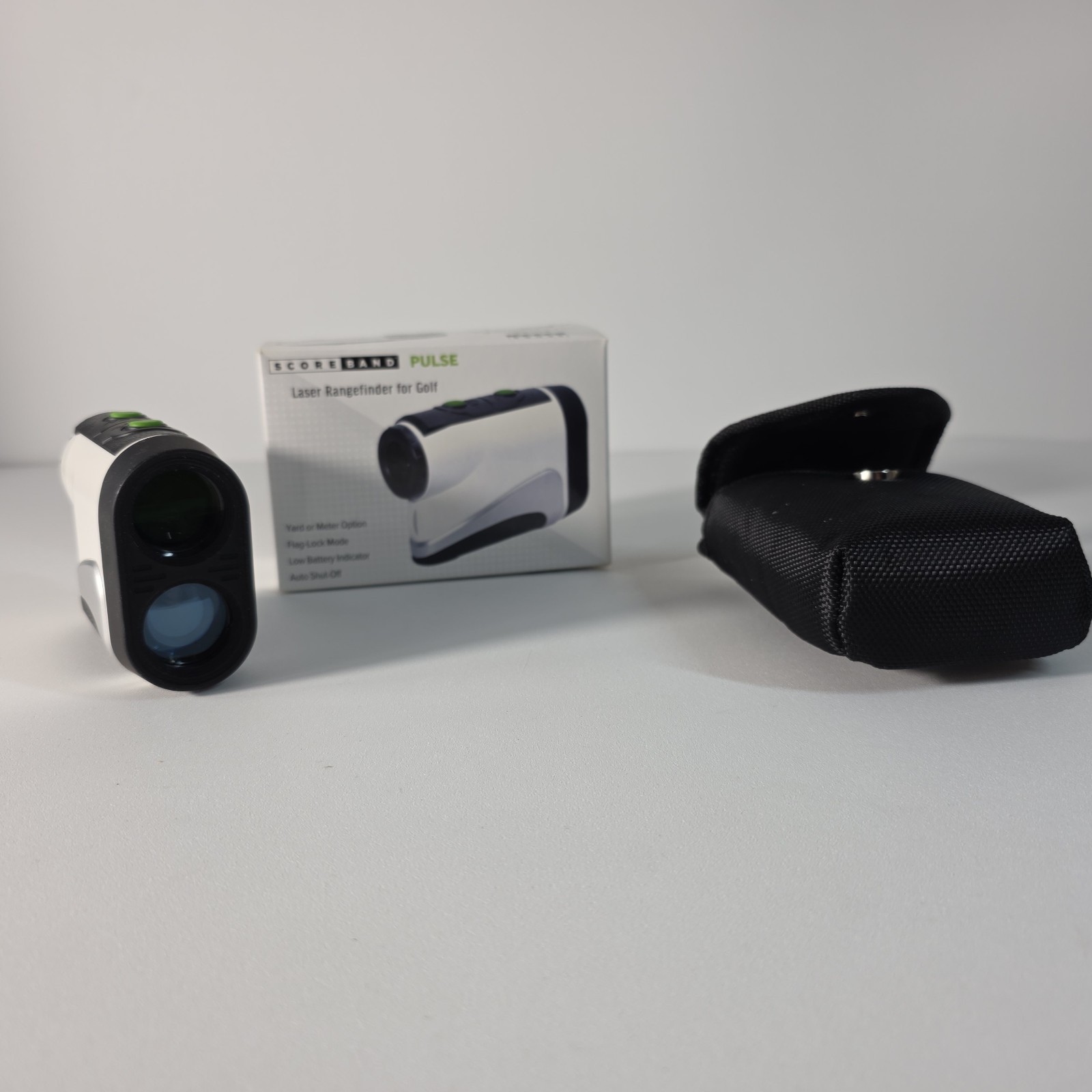 Score Band Pulse Laser Rangefinder for Golf W/Battery