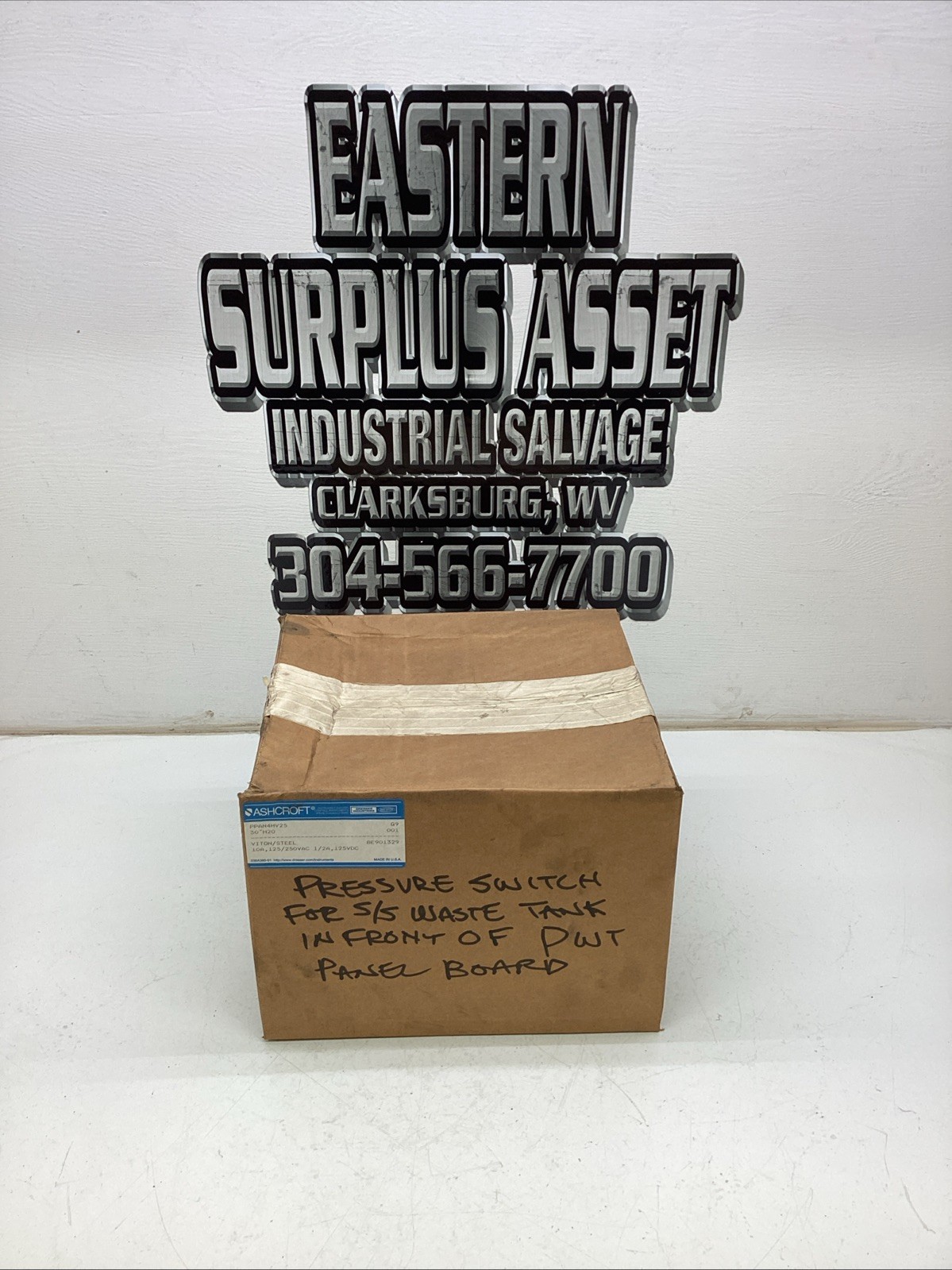 Ashcroft PPAN4HV25 Pressure Switch NIB Sealed