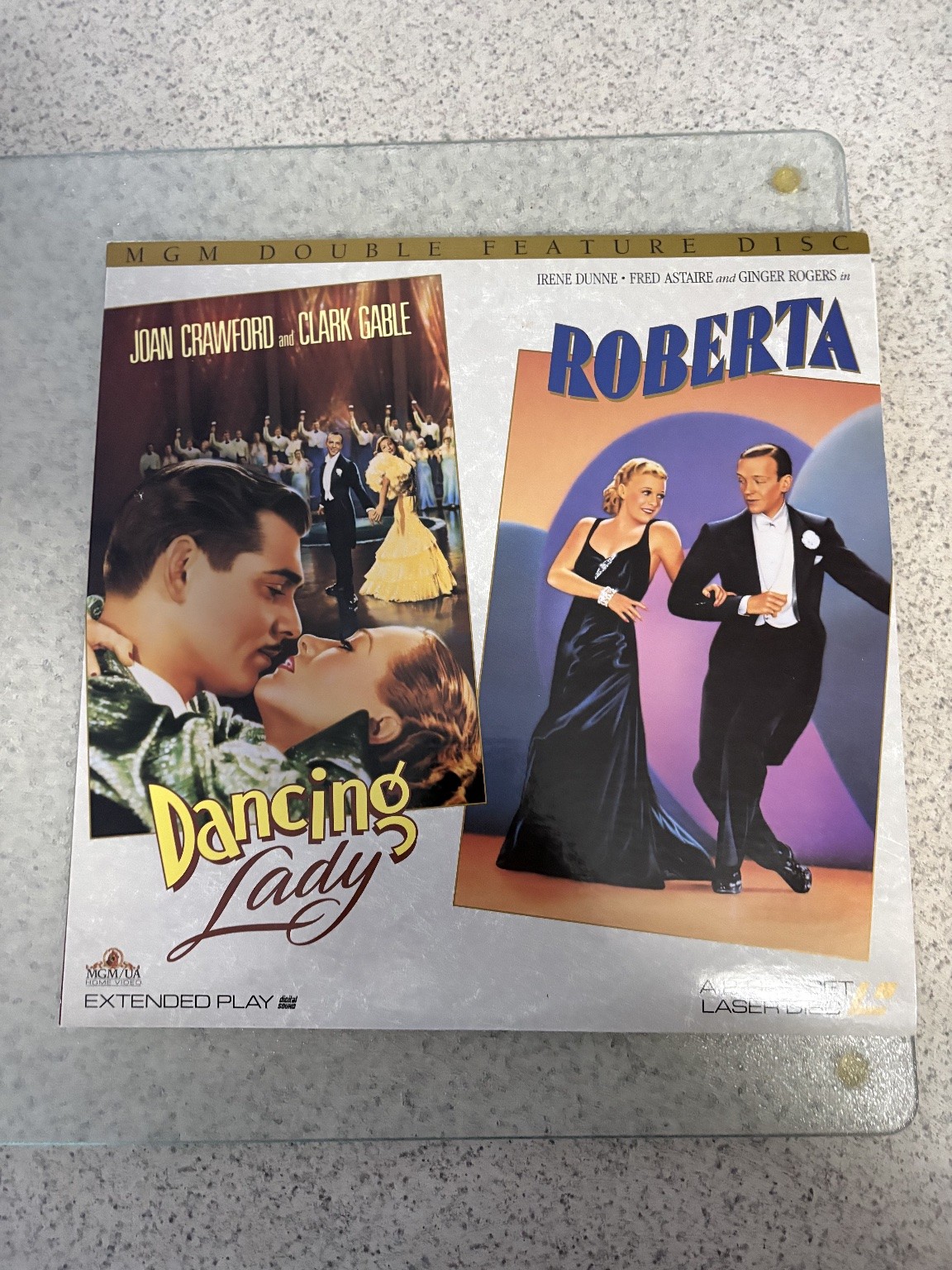 Dancing Lady / Roberta LaserDisc 1933/1935 MGM Double Feature EP Classic