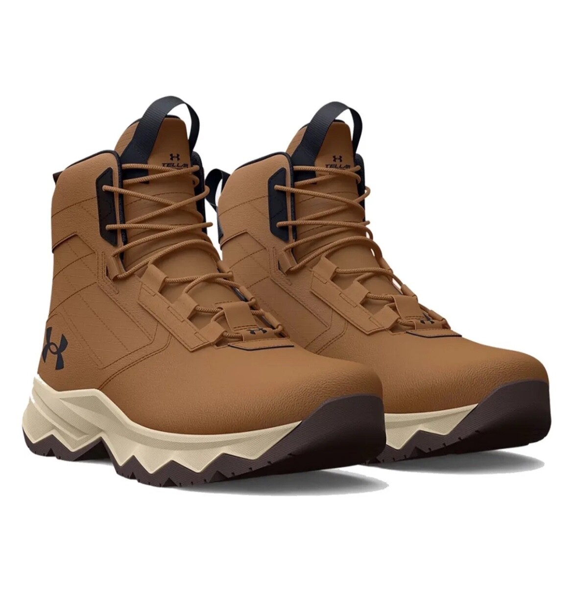 Under Armour UA Stellar G2 6" Tactical Duty Brown Hiking Boots Mens