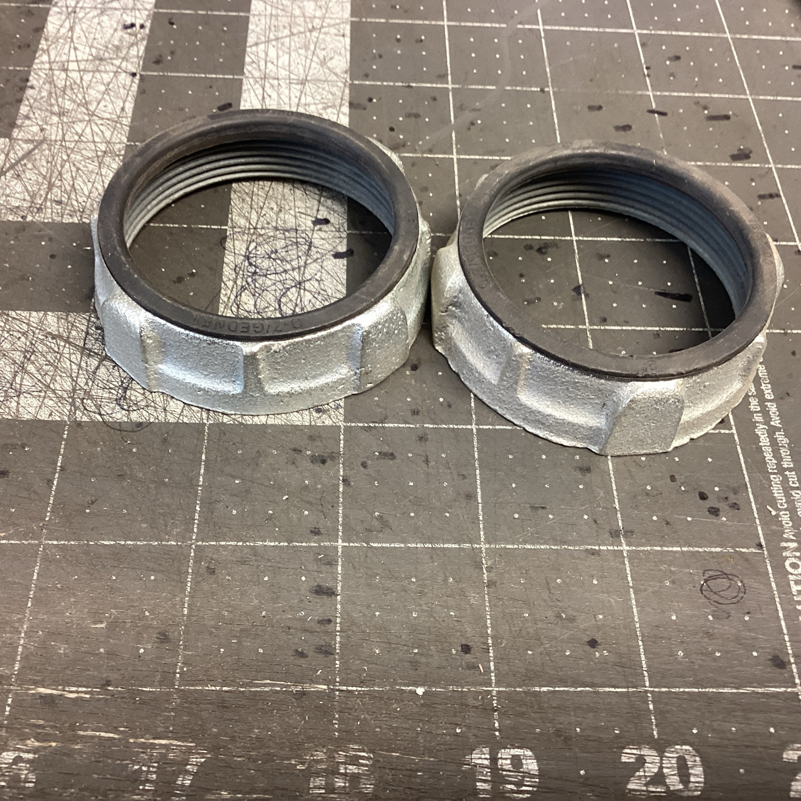 2" GALVANIZED CONDUIT (Lot Of 2)BUSHING With IBC-200(LB61D)