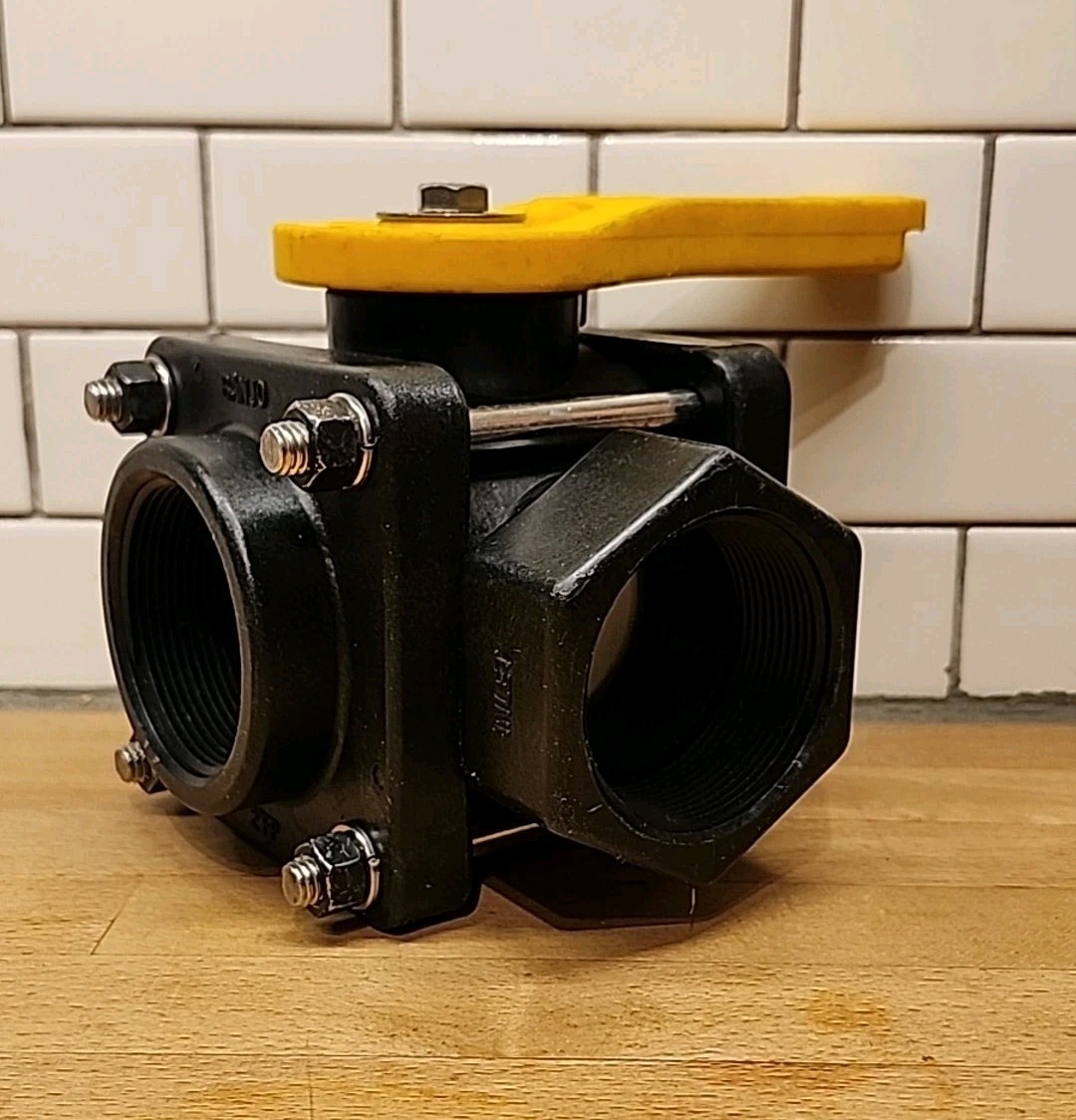 2" Banjo  Ball Valve VL1000 3-Way valve