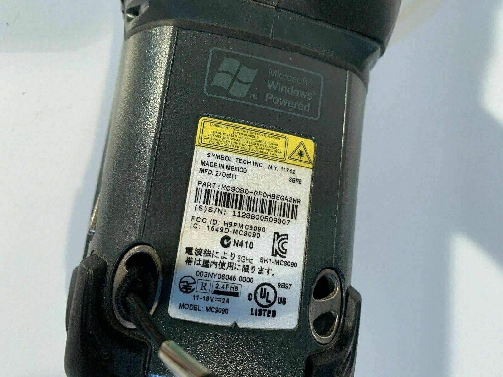 Symbol Motorola MC-9090 Handheld Mobile Computer Scanner w/ Zebra QL320+ Printer