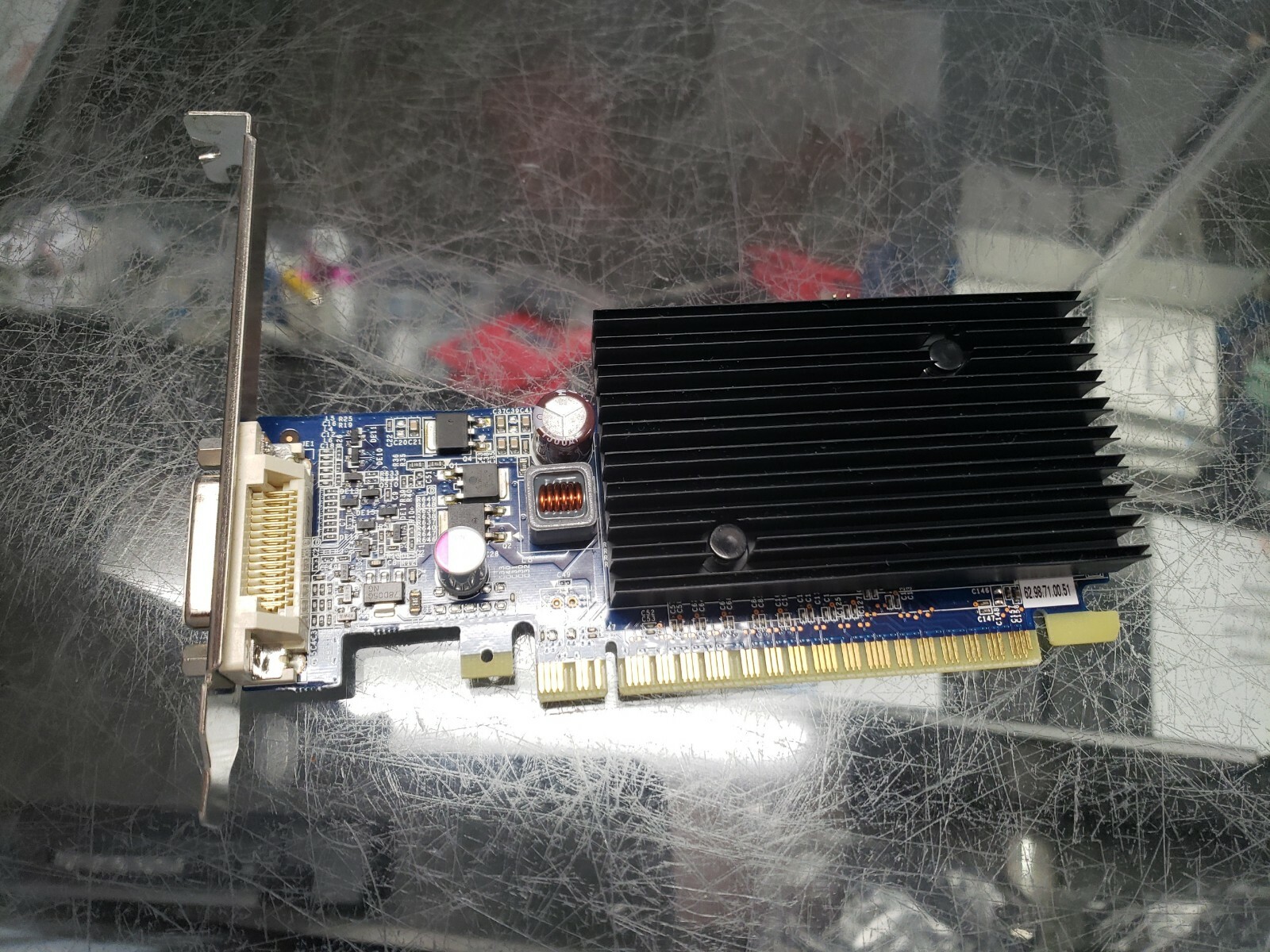 USED PNY GeForce 8400 GS PCIe VIDEO CARD 512mb DMS-59  Full SIZE FREE SHIP