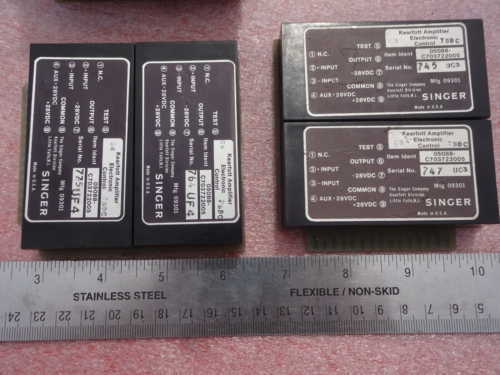 Kearfott-Singer Amplifier Electronic Control C703722005