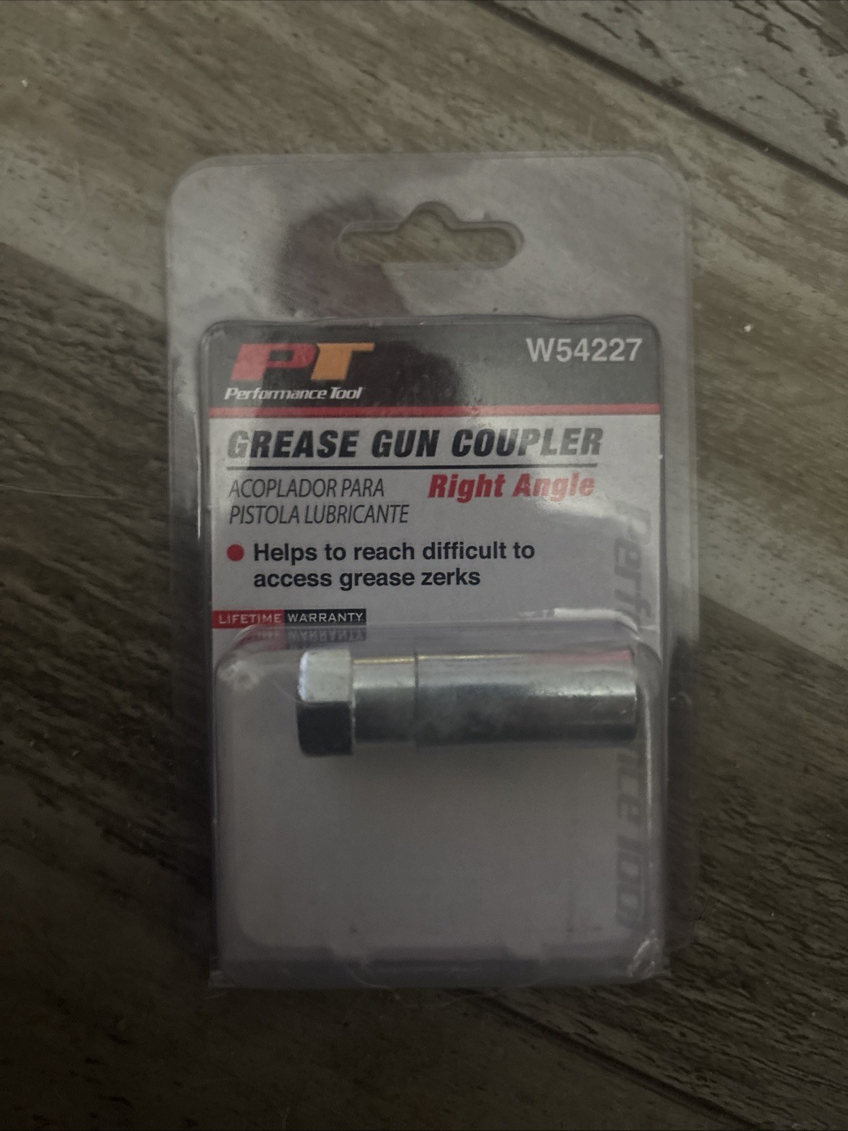 Performance Tool Right Angle Grease Gun Coupler W54227
