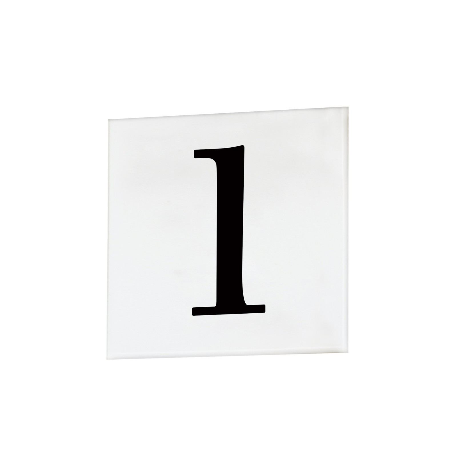 Maxim 53661 Classic Font Address Number Tile - 1 - White
