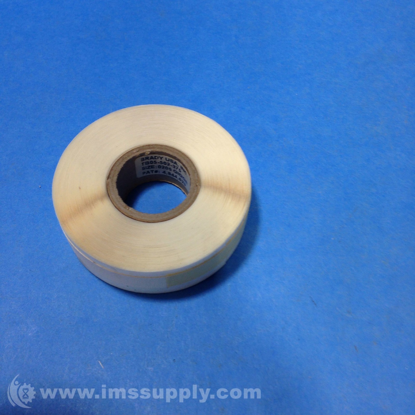 Brady TB05-502-375 Repositionable Vinyl Cloth Label FNOB