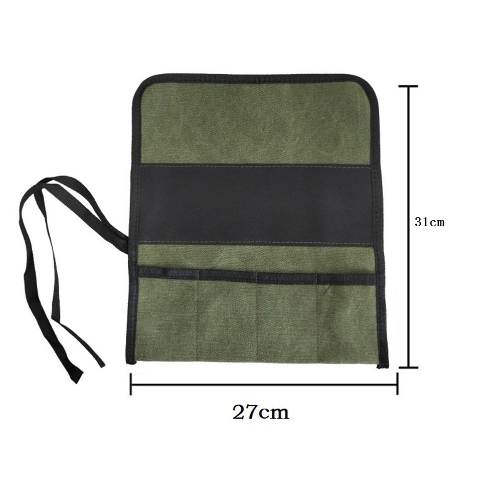 Practical and Versatile Roll Up Tool Pouch for Pliers Drills and More!