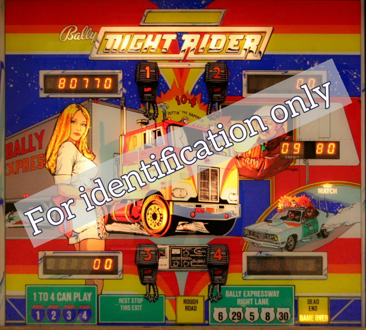 Bally Night Rider Pinball Machine Rubber Ring Kit