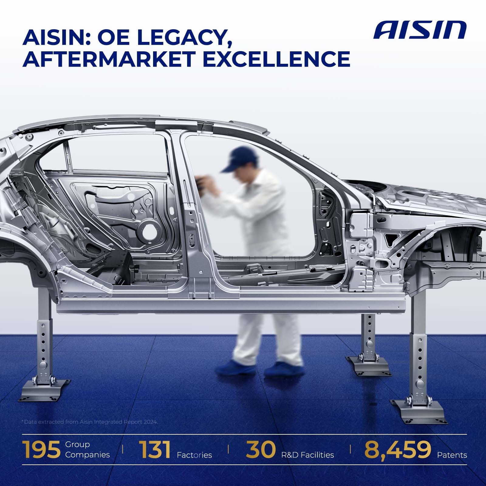 AISIN Front Left Steering Knuckle Assembly for Nissan Versa Kicks 2018-2024
