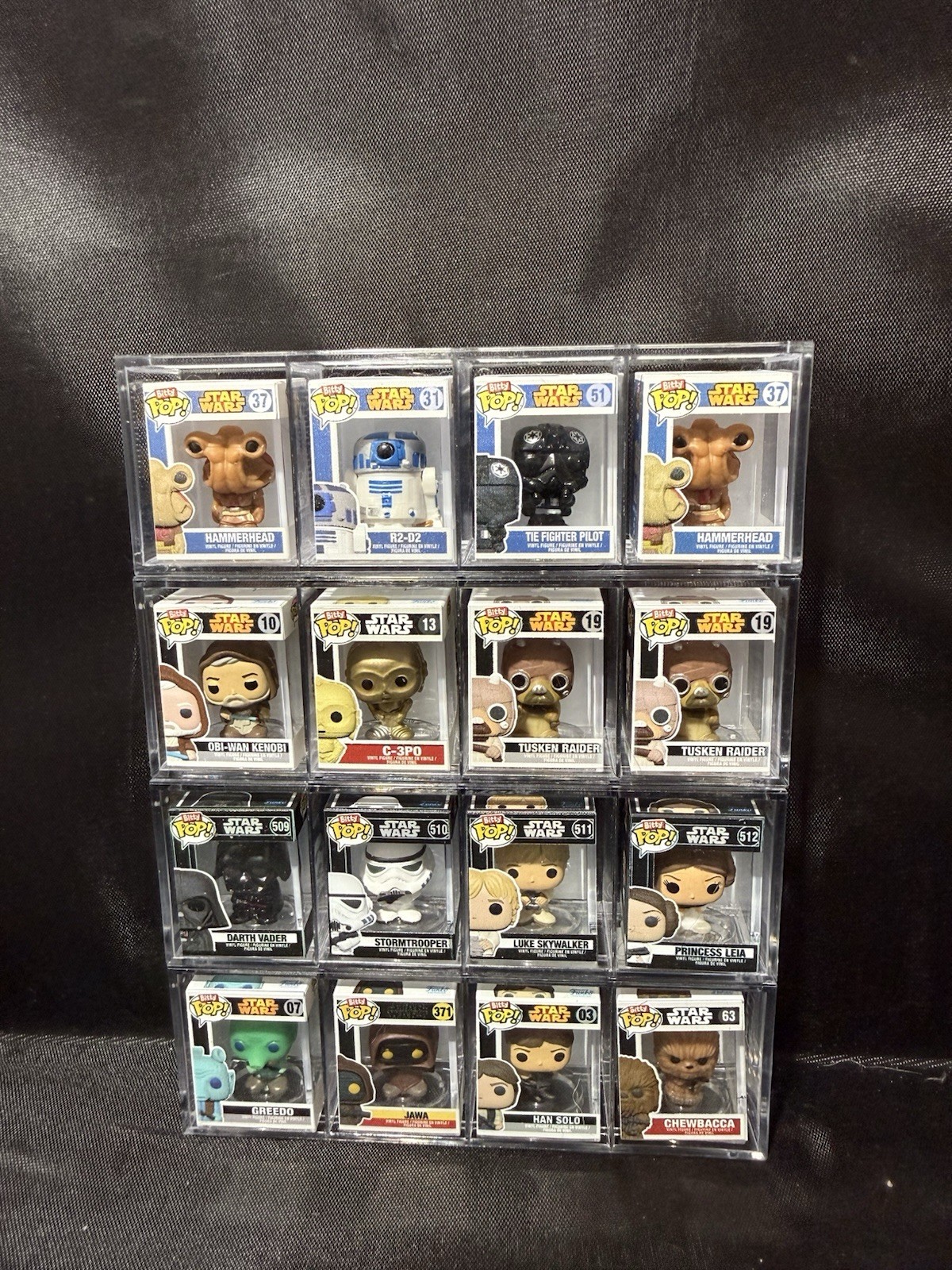 Funko Bitty Pop! Star Wars Vinyl Mini Figures Mixed Lot (16)