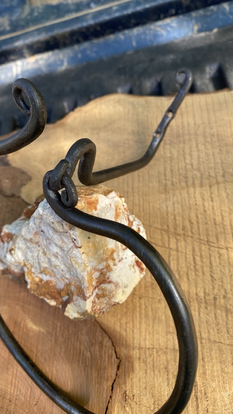 Hand Forged Blacksmith Bathroom Hardware 3 Set Beautiful