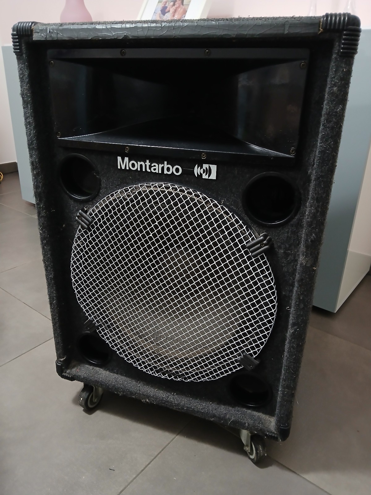 Montarbo 202s 150W 8 Ohm Passive Case Vintage Made in Italy Working DJ