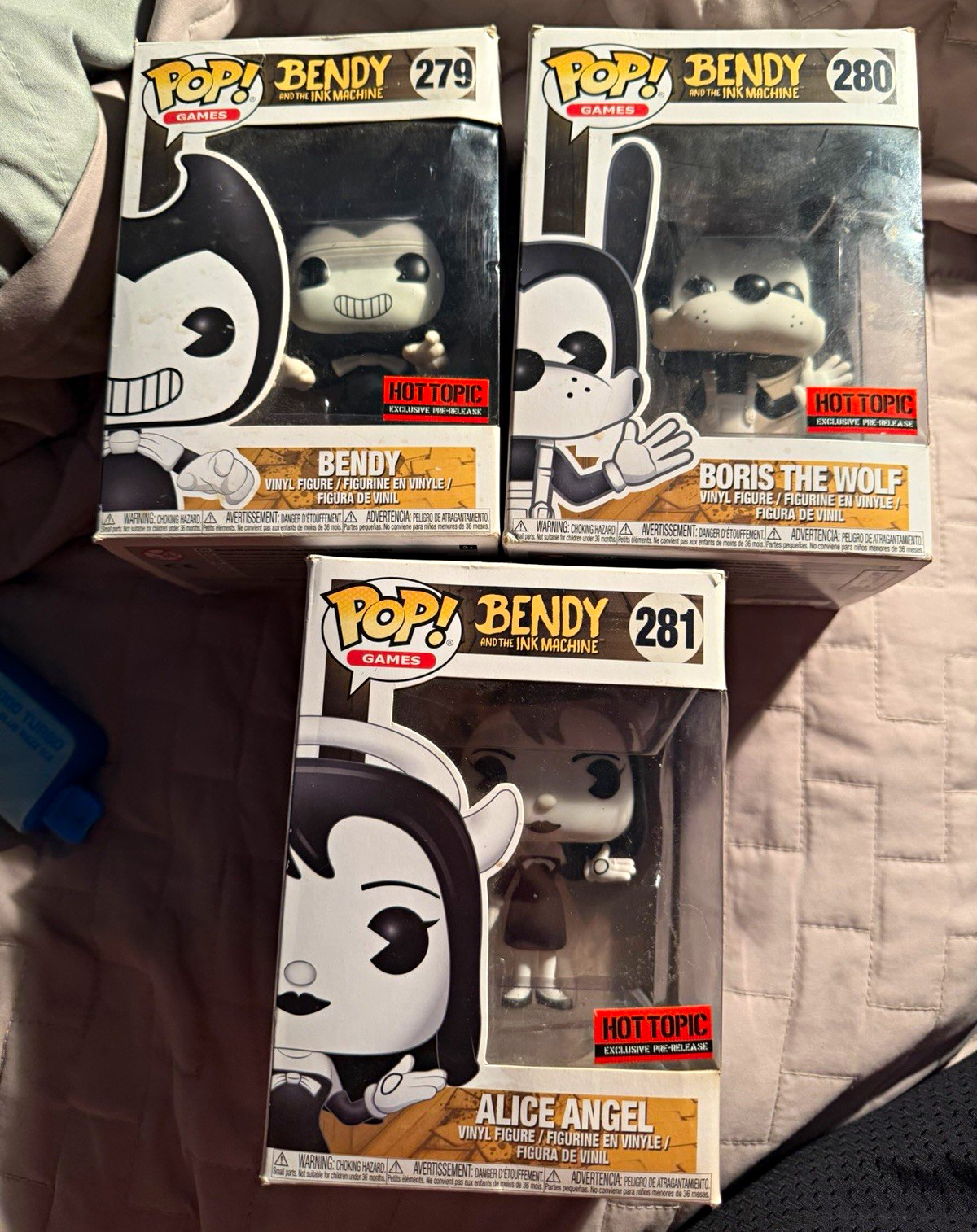 Funko Pop! Bendy and the Ink Machine Hot Topic Exclusive Lot 3 (279-281)