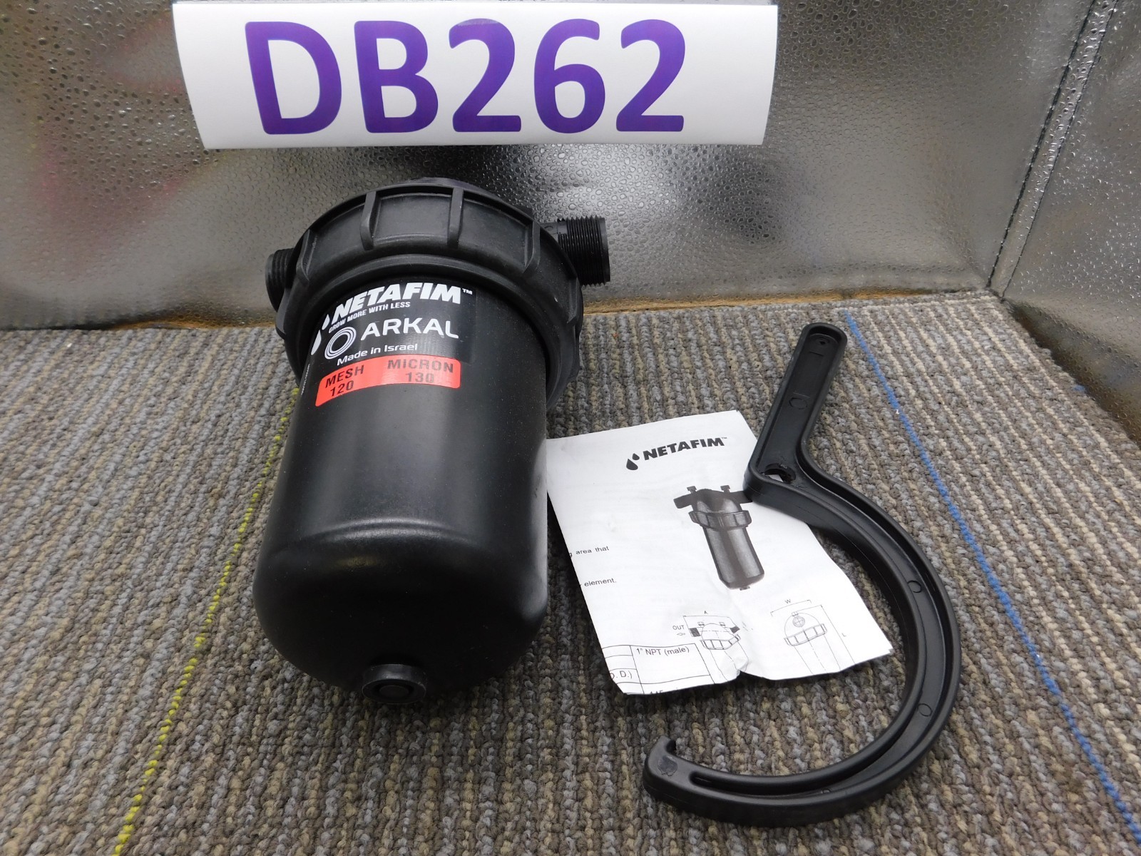 NEW Netafim 1in Manual Disc Filter 120 mesh SKU 70641-001600 (See DESC)