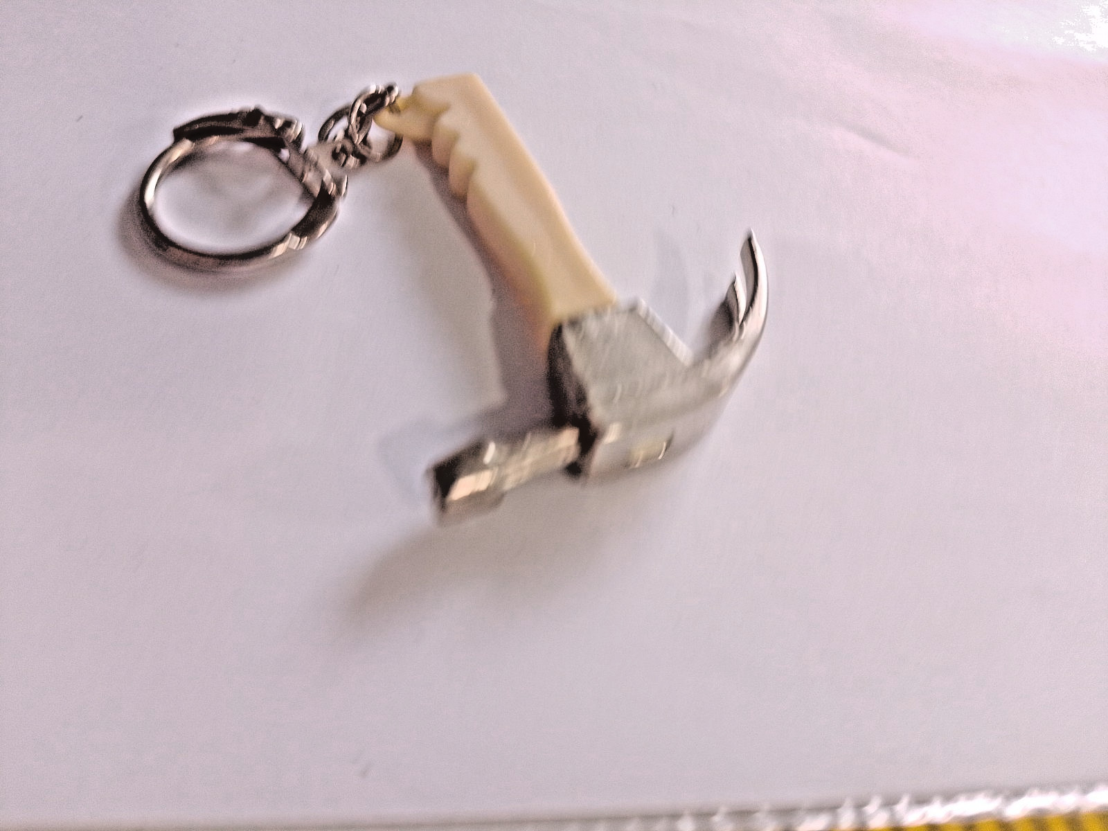 Keychain workmans hammer trinket