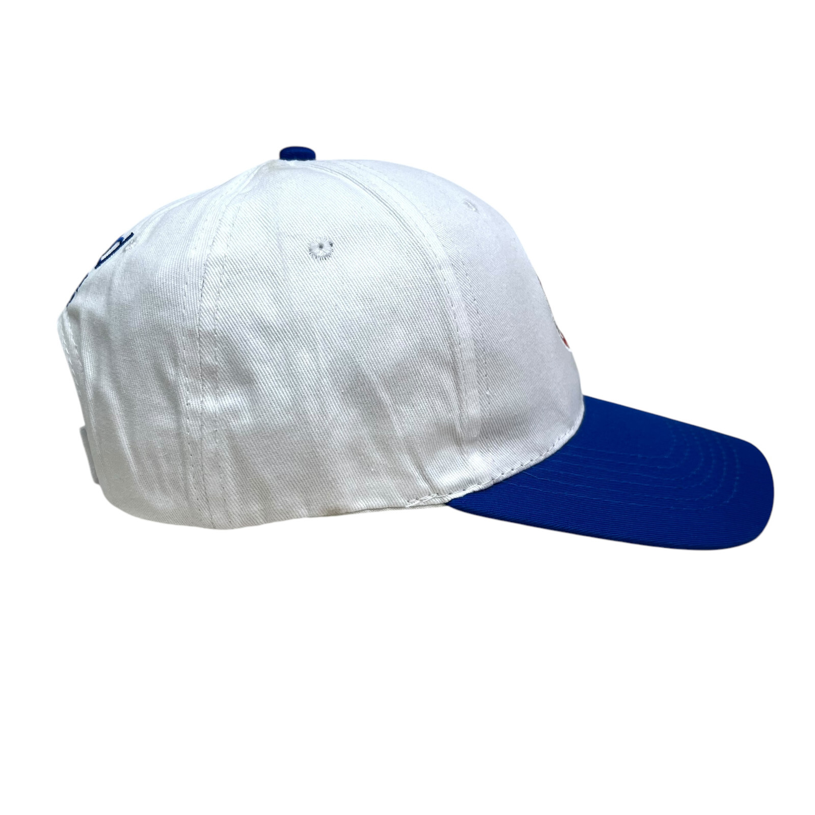 South Bend Cubs Hat Baseball Cap MiLB Adjustable Strap White And Blue Sz OSFA