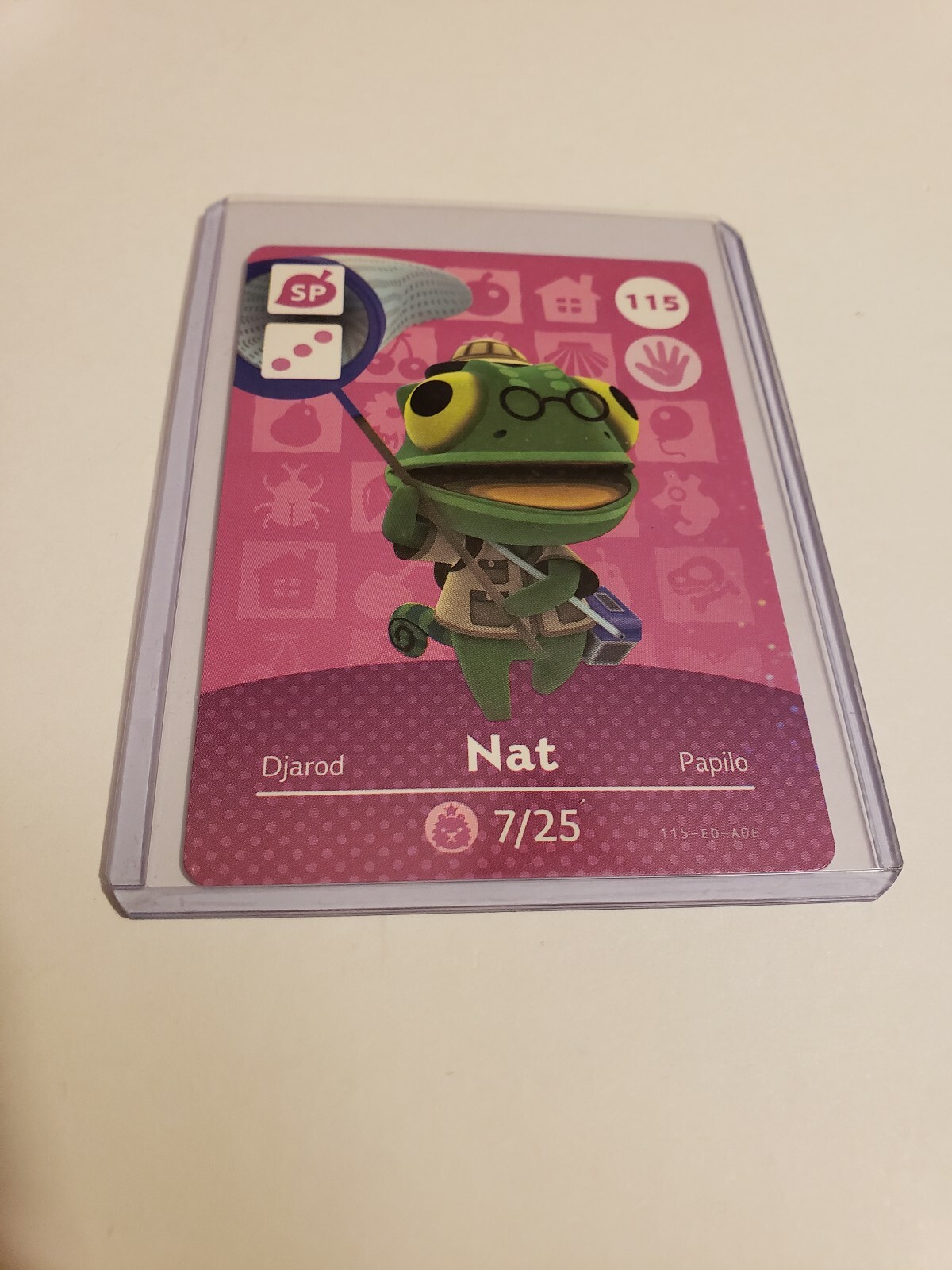 Nat # 115 Animal Crossing Amiibo Card Series 2 MINT NEVER SCANNED!