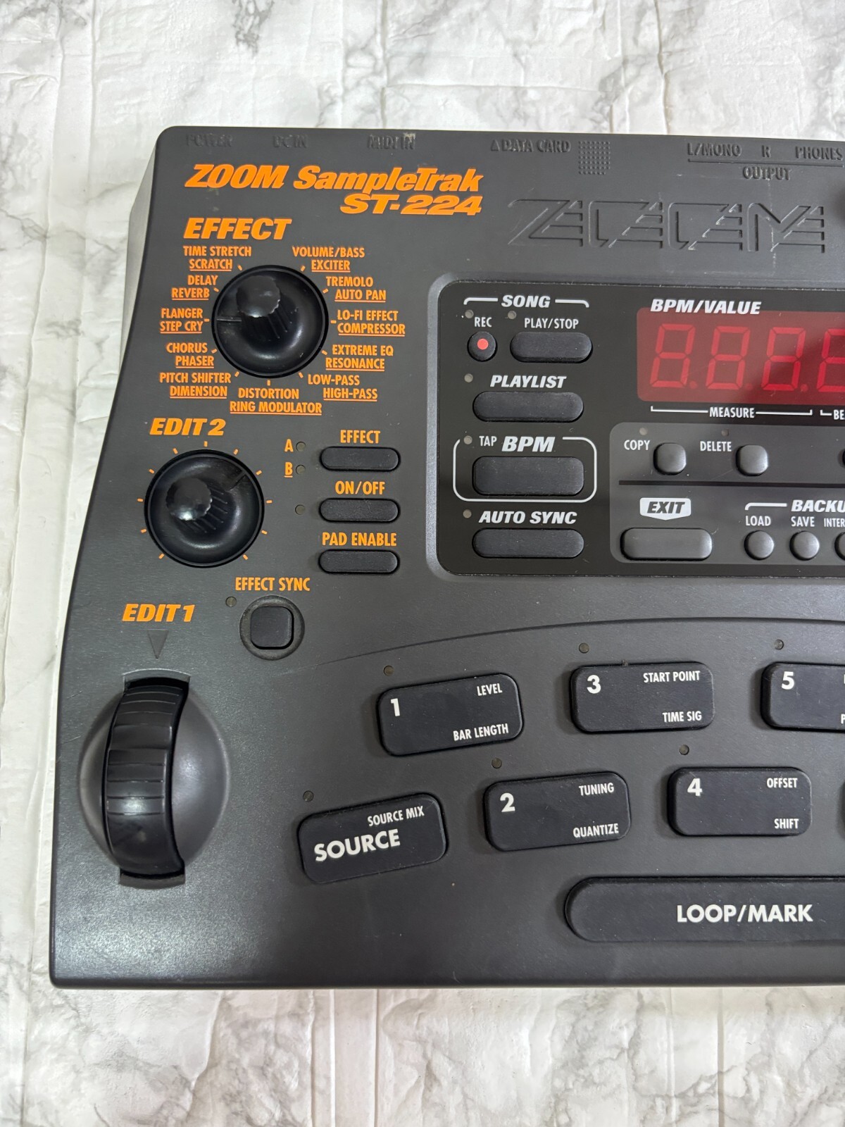 Zoom ST-224 SampleTrak Vintage Digital Sampler Rhythm Machine Japan Tracking