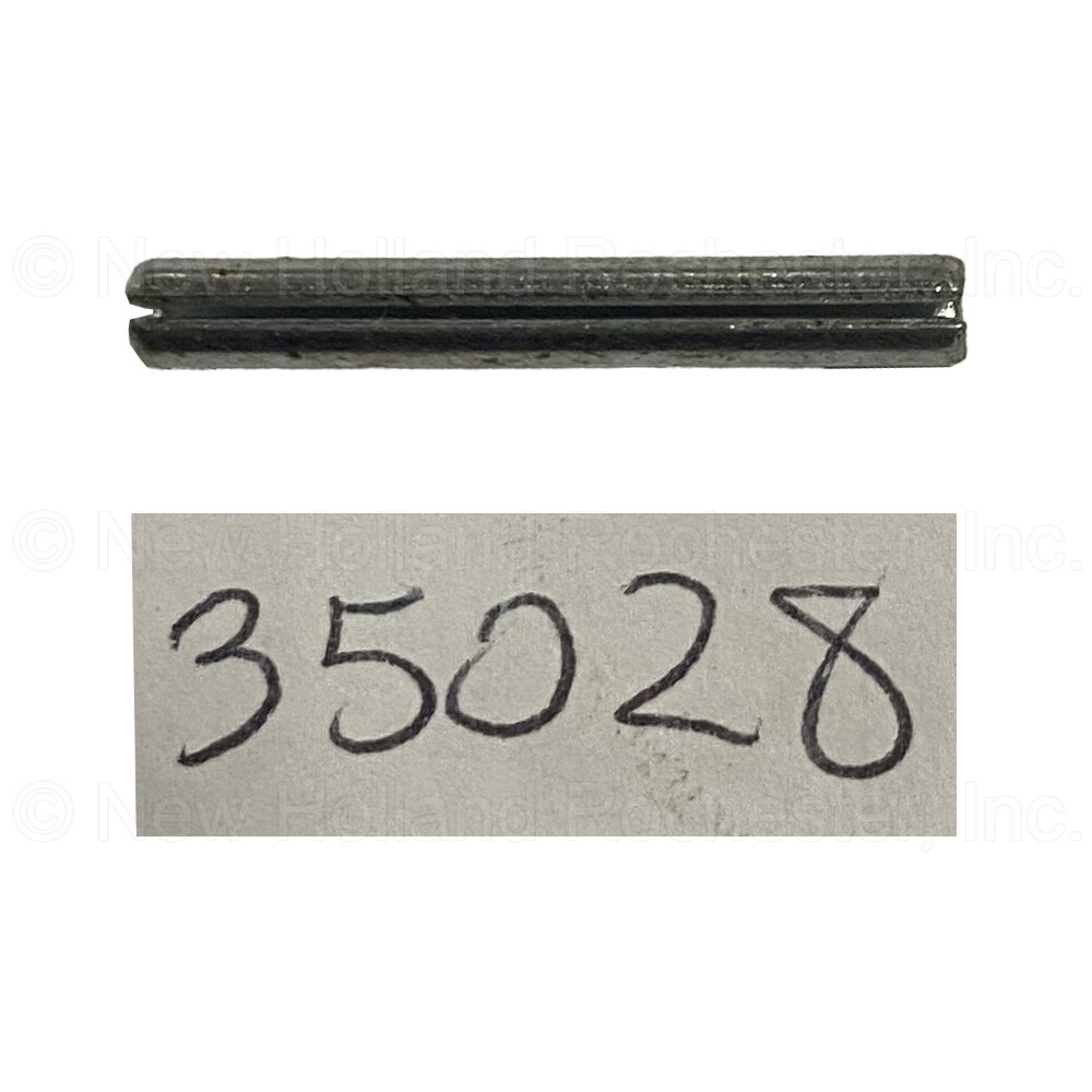 0.125" Dia, 1" Slotted Spring Pin Part # 35028