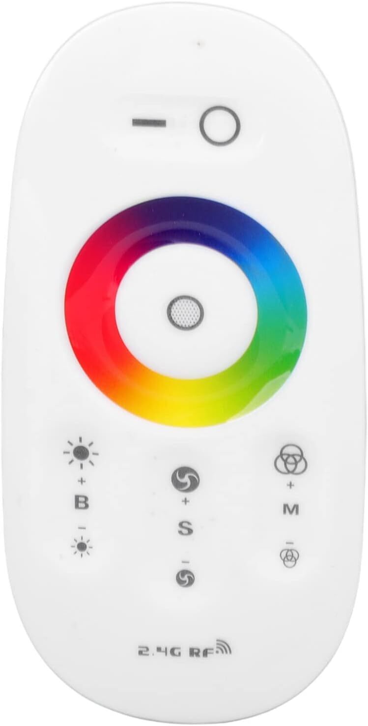 RGB LED Strip Light Remote Controller 2.4GHz RF Wireless Touch Screen DC12/24V