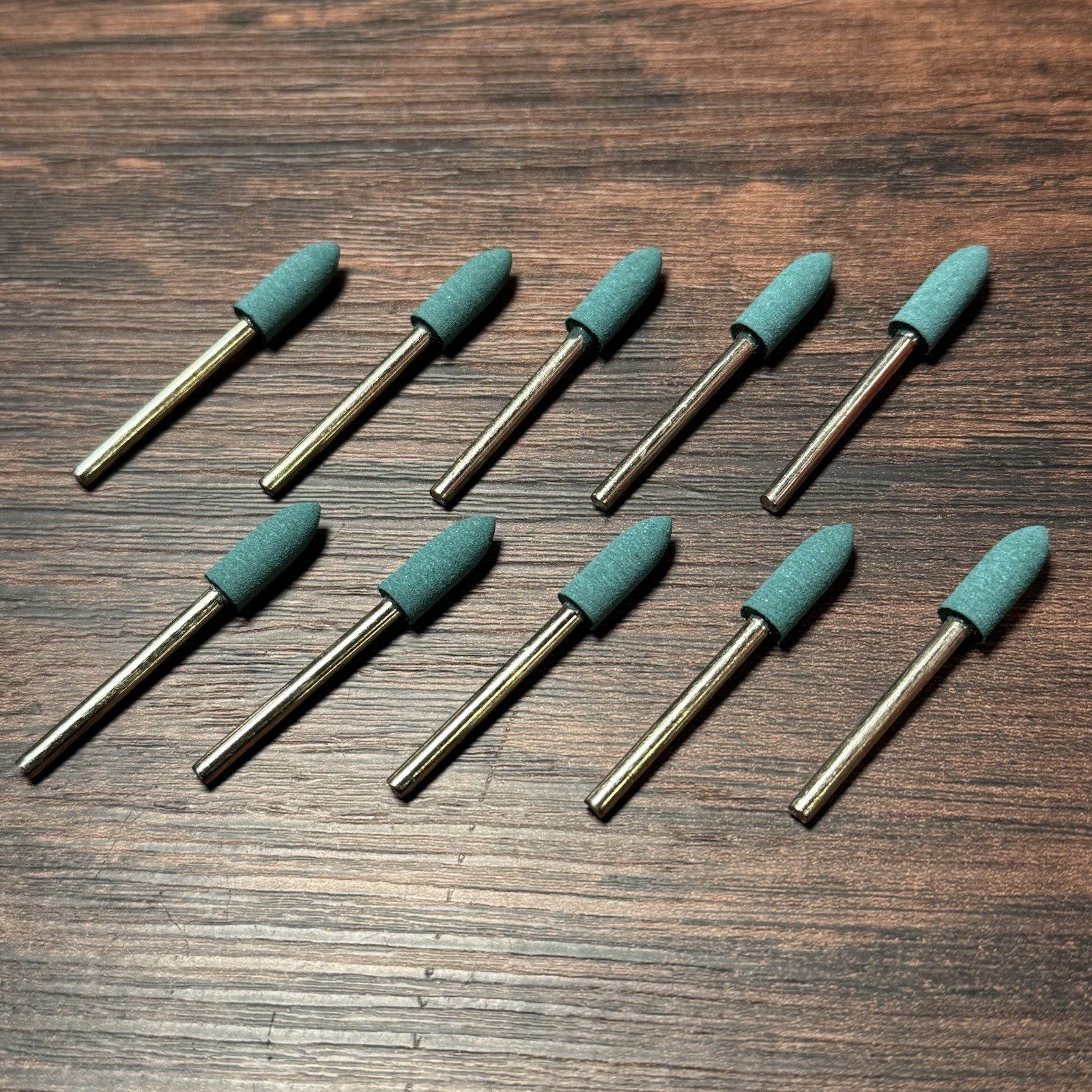 (10 Pieces) Green Rubber Polishing Tip For PCB Repair