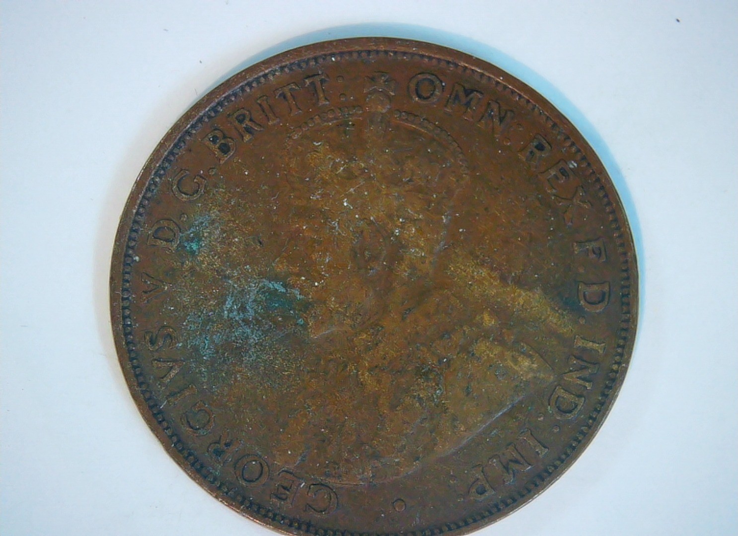 Australia 1919 1 Penny George V Penny (Commonwealth of Australia) Coin