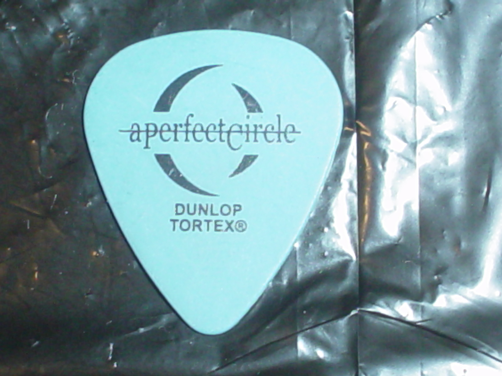 A PERFECT CIRCLE Tool Singer Maynard Band Blue 2000 Concert Tour GUITAR PICK