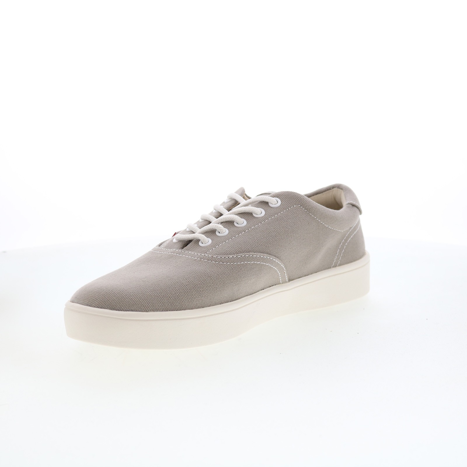 Spenco Pier SP2007GRY Mens Gray Wide Canvas Lifestyle Sneakers Shoes