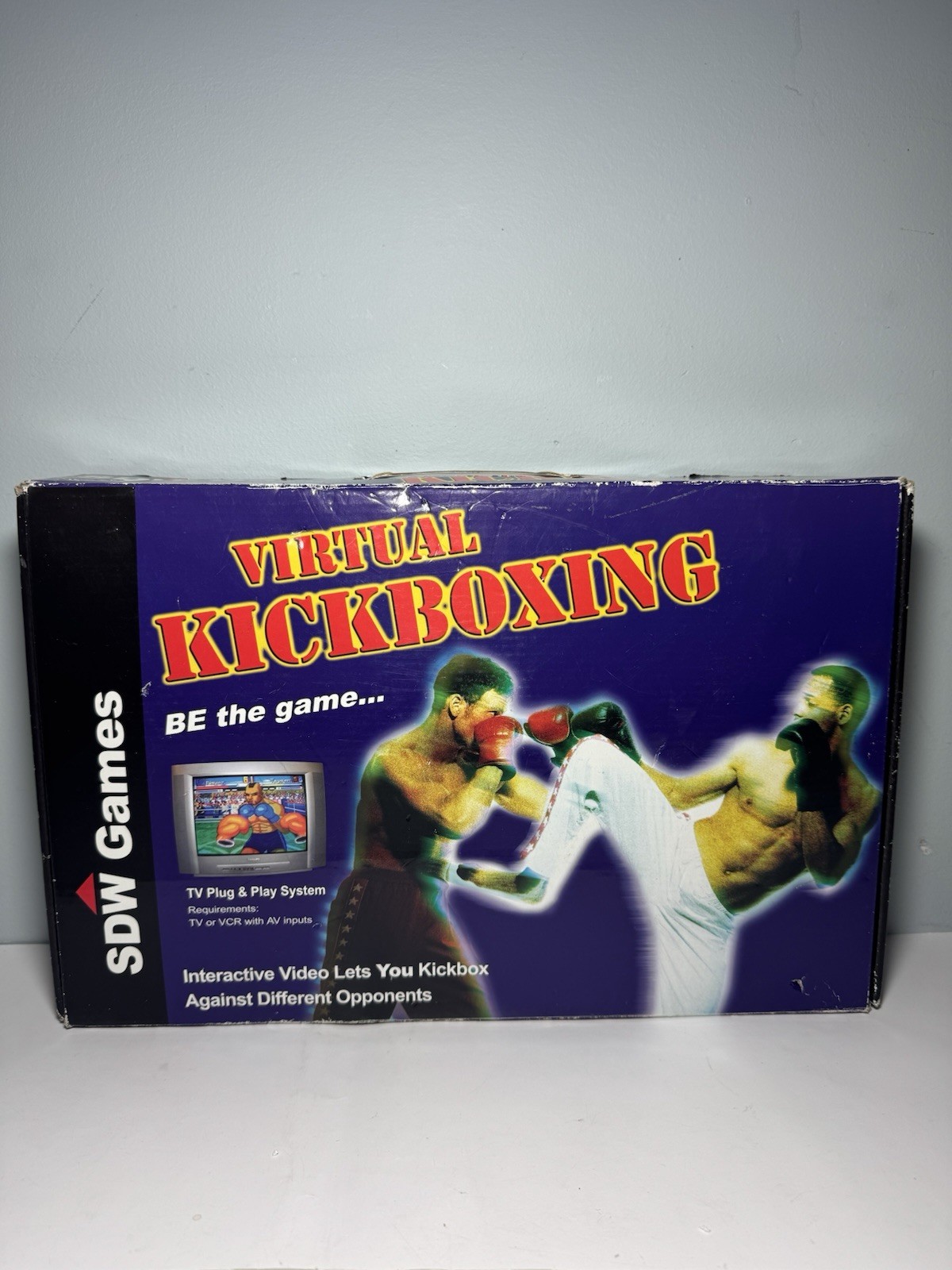 Vintage SDW Games Virtual Kickboxing Plug N Play - Complete Tested & Working