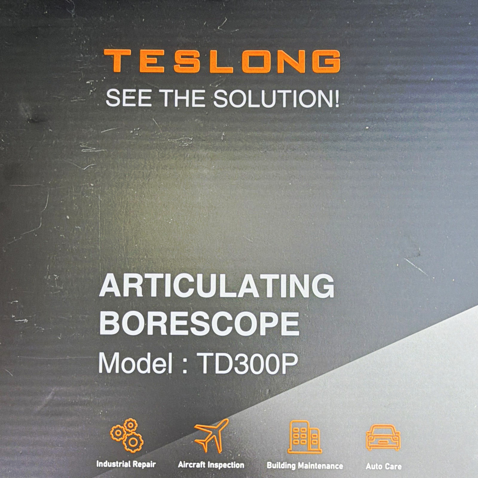 Teslong TD300P Articulating Borescope Inspection Camera LCD Display Flexible