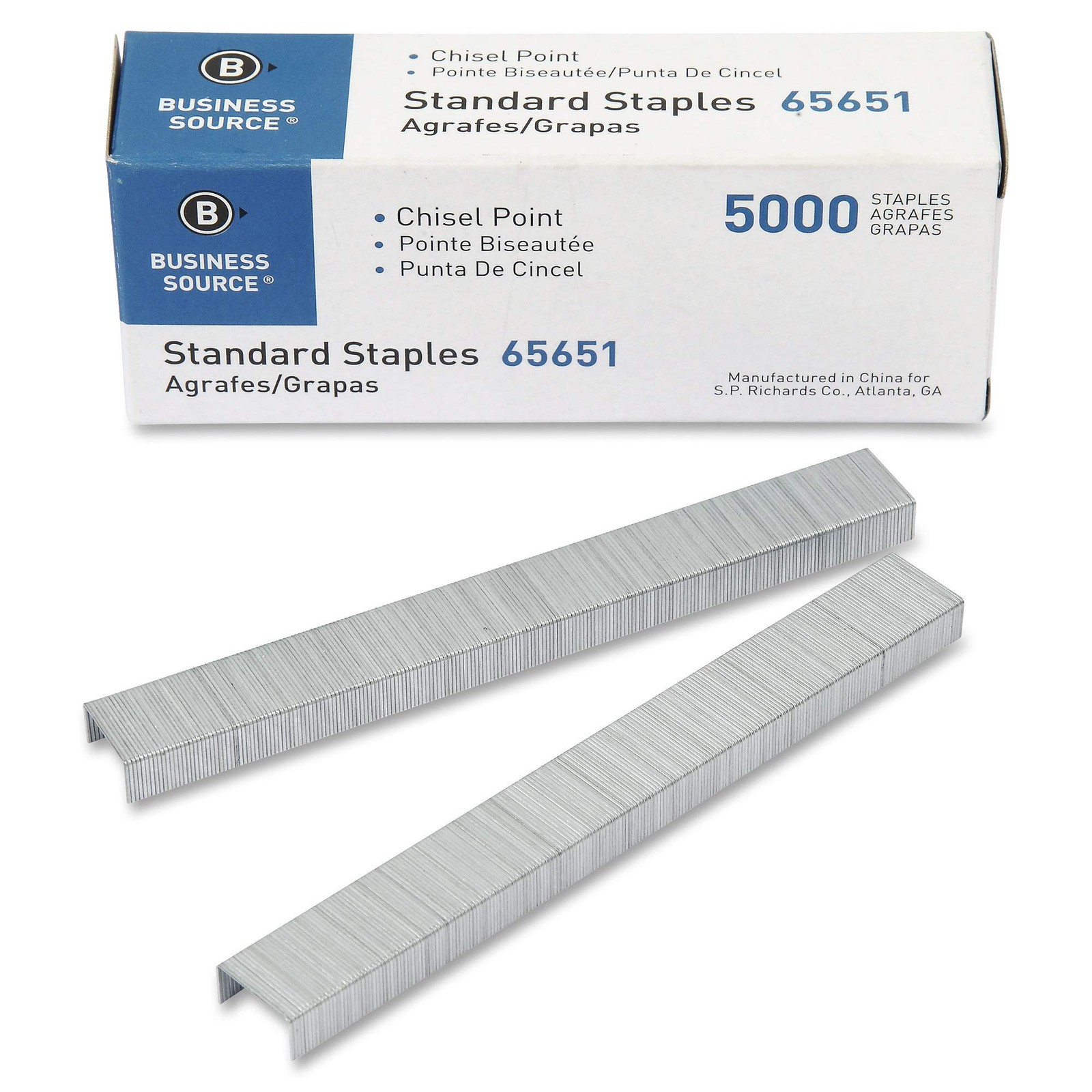 Chisel Point Standard Staples, 5/Pack 65651