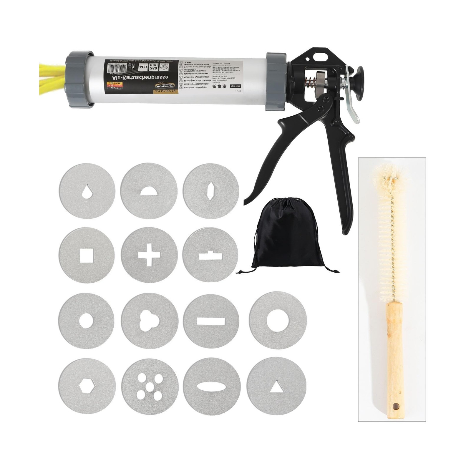 Griiyakii Clay extruder Tool，Clay Gun Tools are allocated 14 Di... FAST U
