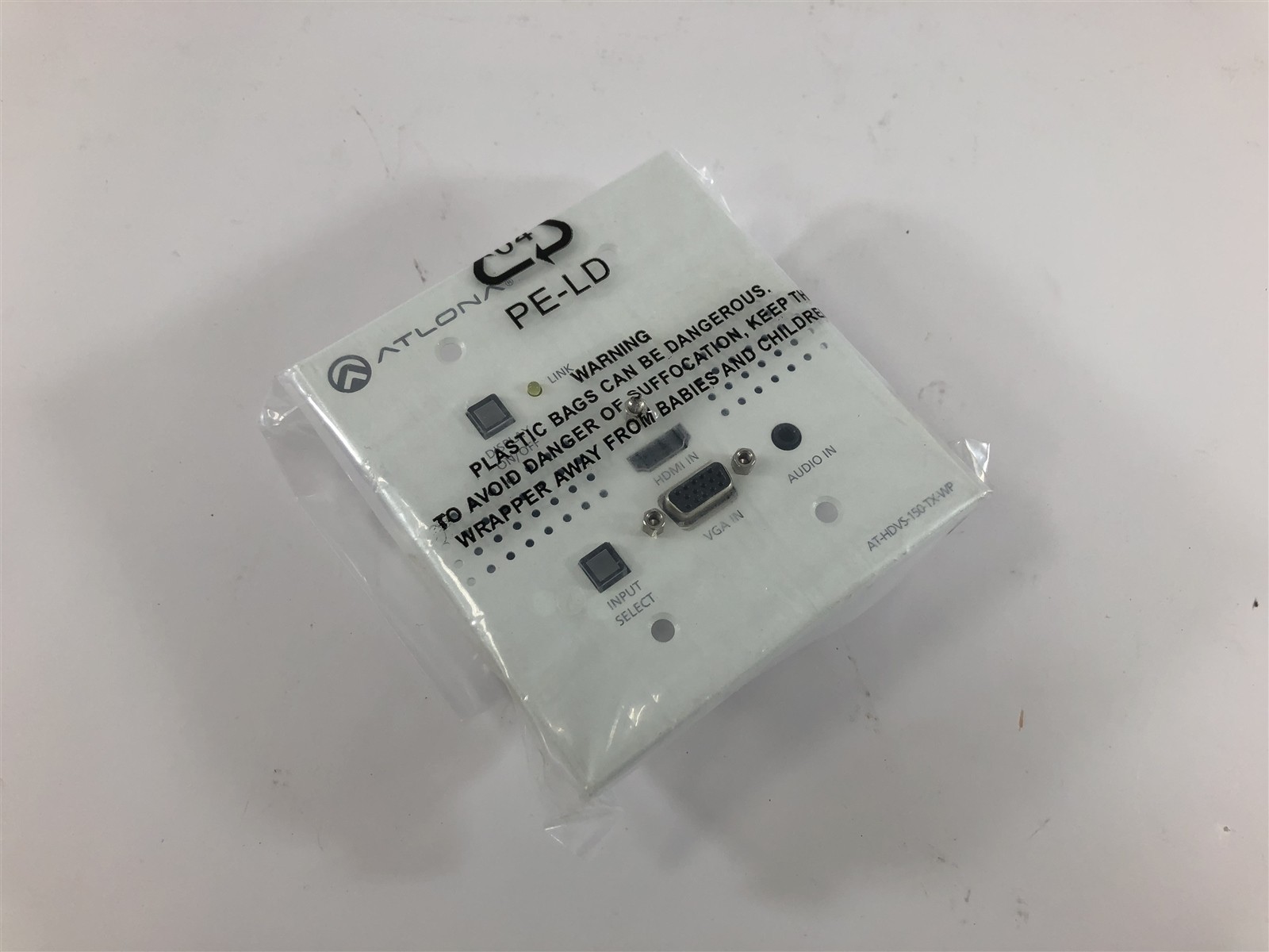 NEW Atlona AT-HDVS-150-TX-WP HDMI VGA HDBase Transmitter Wall Plate