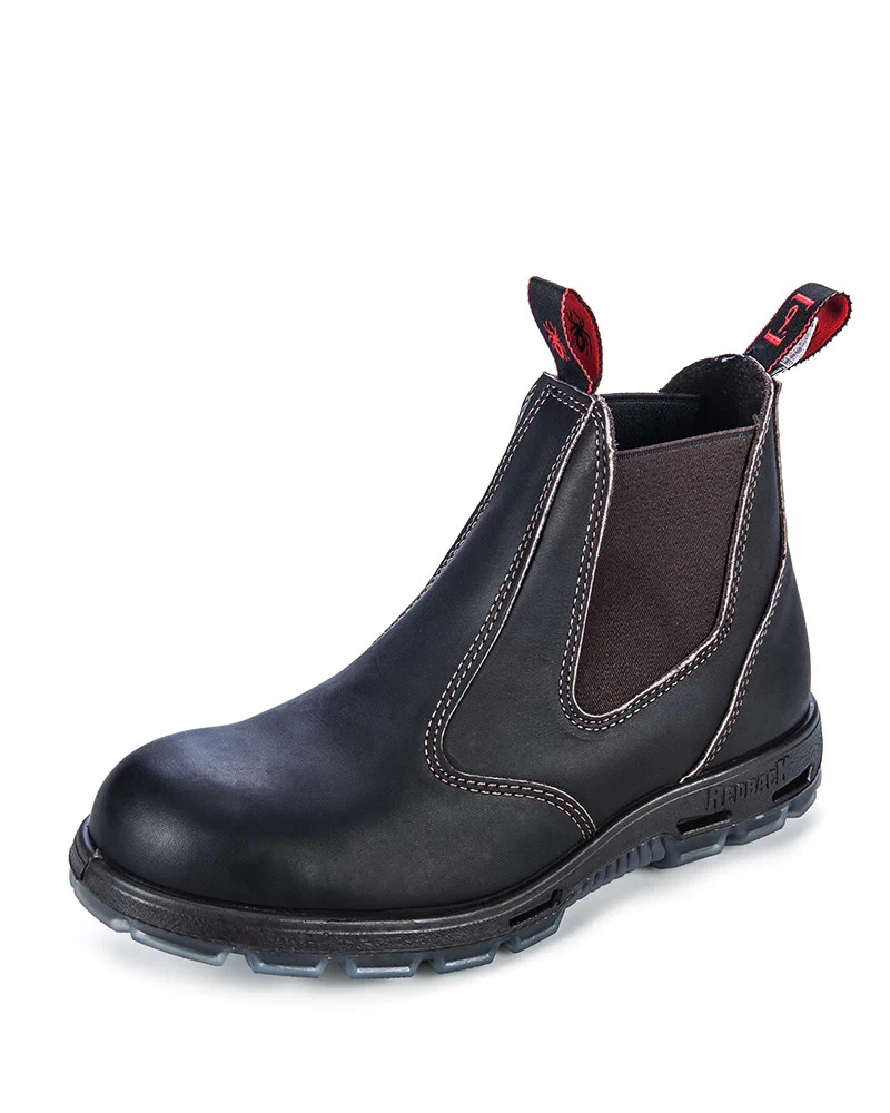 Redback UBOK Non Safety Work Boots. Elastic Sided Bobcat Leather Australian
