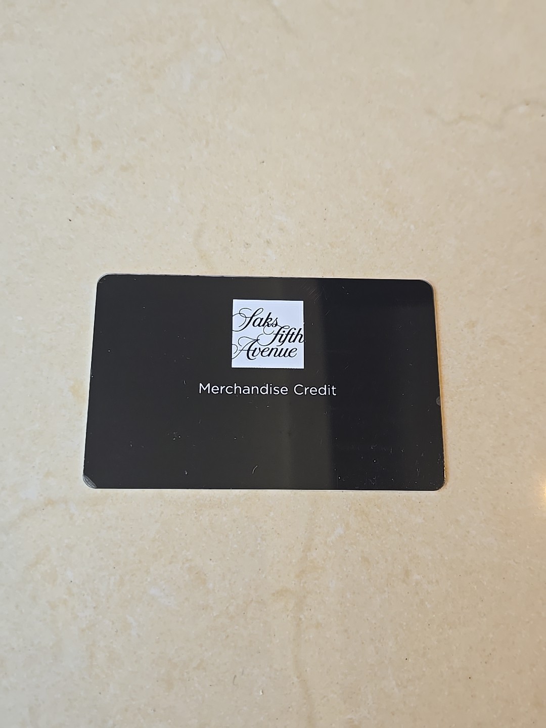 Saks Fifth Avenue 5th - Gift Card $226.80 Store Merchandise Credit Save Money!