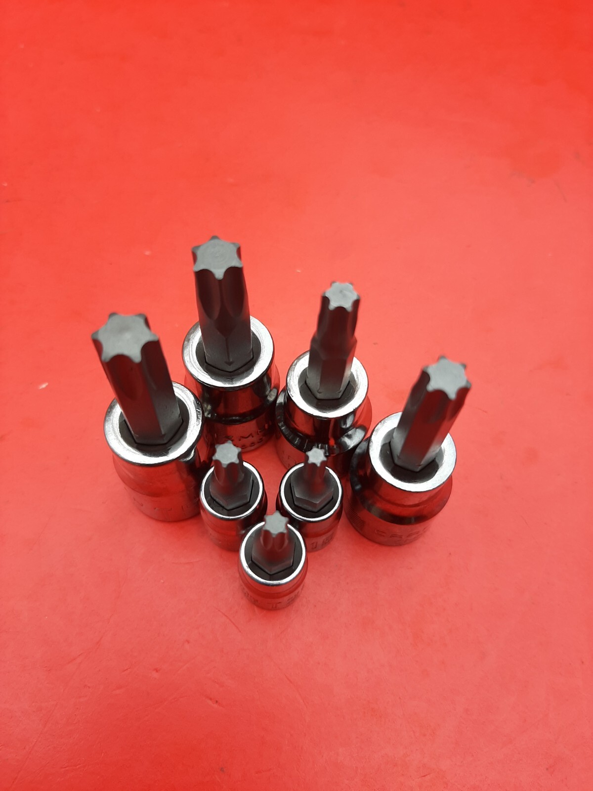 NEW CRAFTSMAN TOOLS 7 Piece 1/4 & 3/8" Drive Torx Star Bit Driver Socket Set