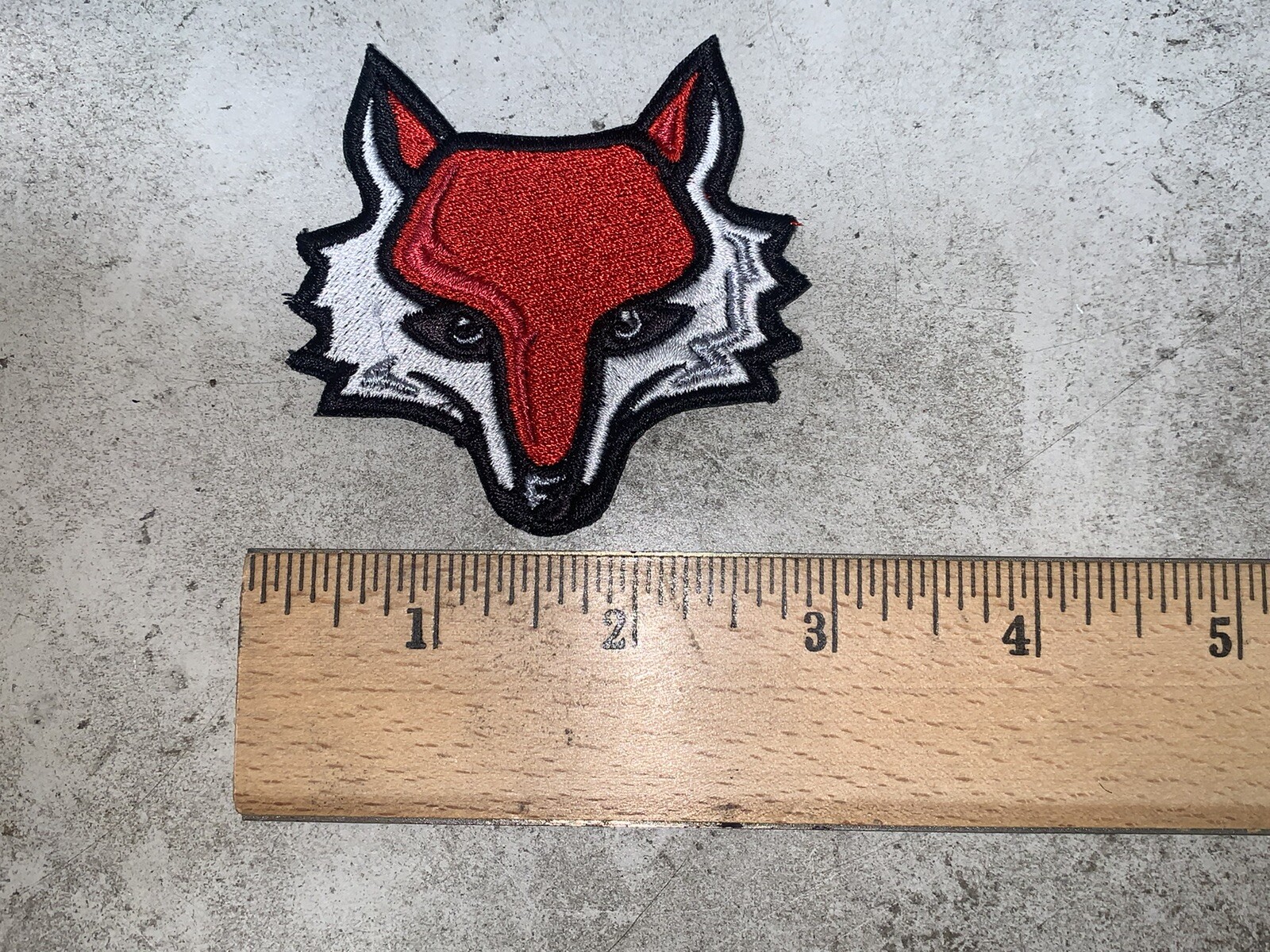 CUSTOM MADE Embroidered Marist Fox Head patch Iron On and/or Sew On