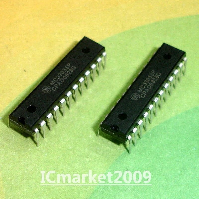 5 PCS MC33035P DIP-24 MC33035 Brushless DC Motor Controller IC Chip