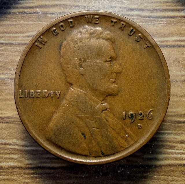 1926-D Lincoln Wheat Cent - Actual Coin Shown - Free Shipping & Tracking INV#273