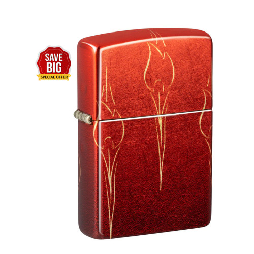 Genuine Brand New 2022 ZIPPO Lighter OMBRE FLAMES Metallic Shimmering 540 Fusion