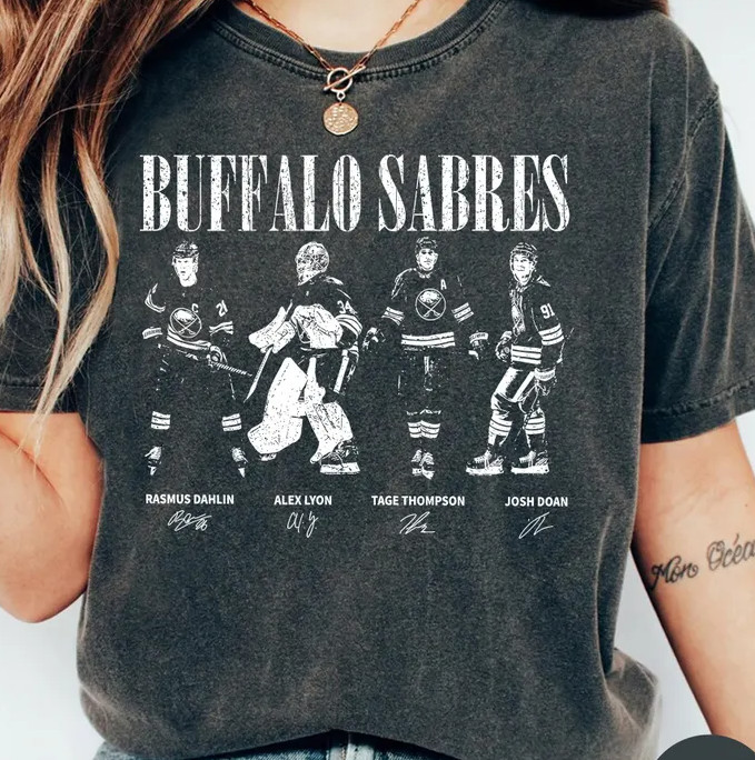 Buffalo Sabres Ice Hockey Team dark heather color Shirt VK11374