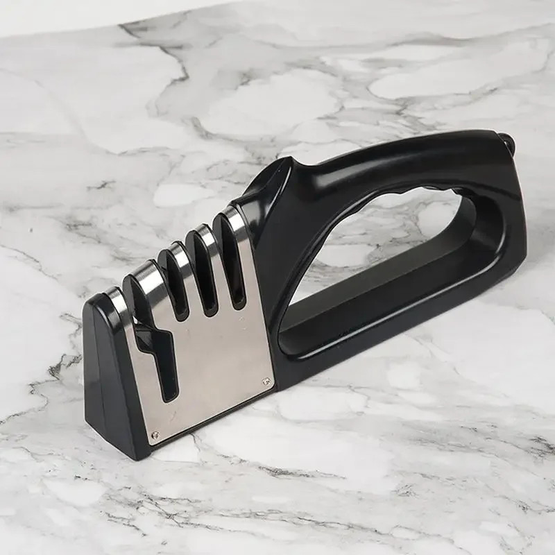 4 Stage Knife Sharpener Professional Ceramic Tungsten Kitchen Sharpening System